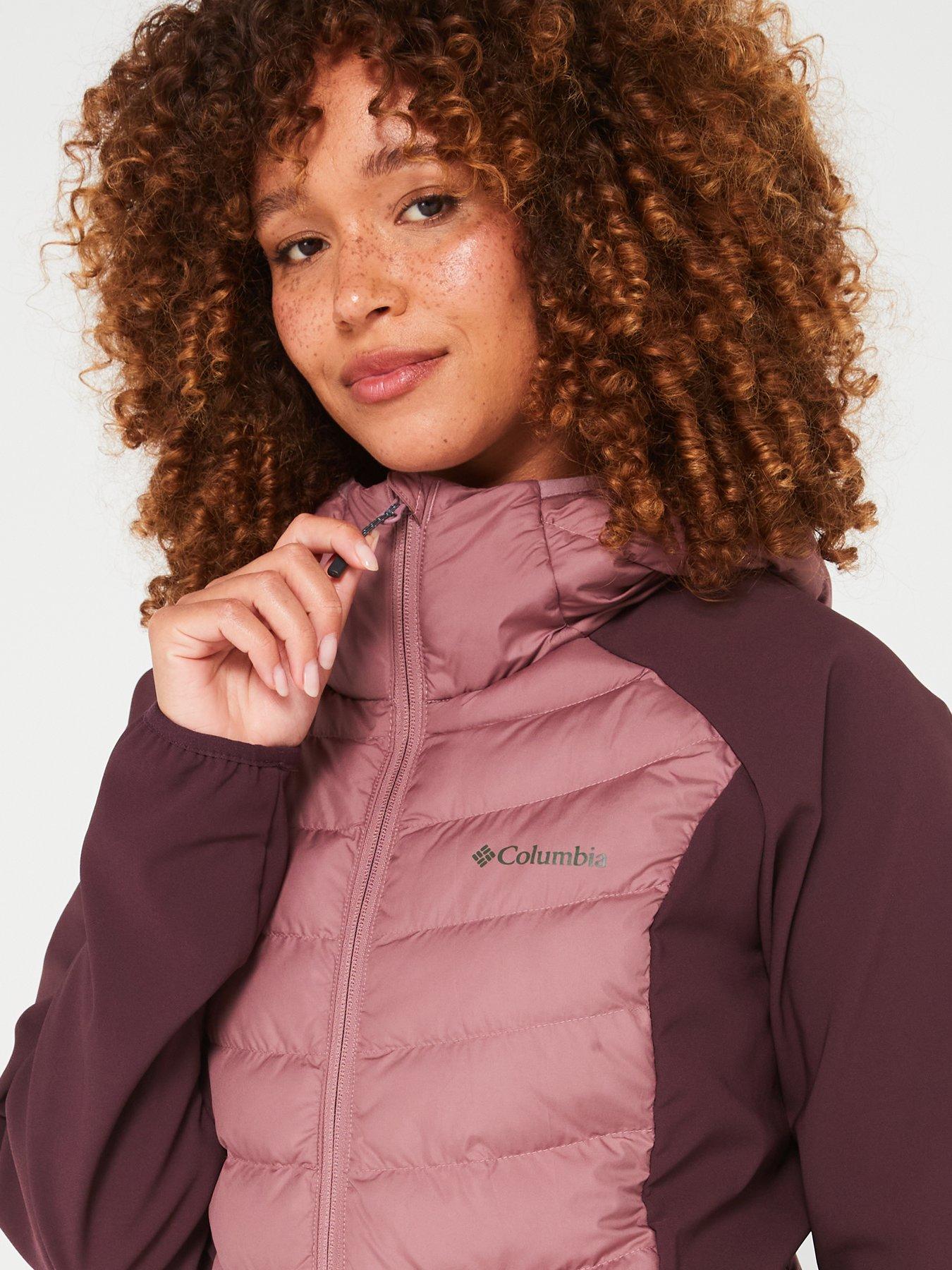 Image 4 of 4 of Columbia Women's Powder Lite II Hybrid Hooded Jacket - Purple