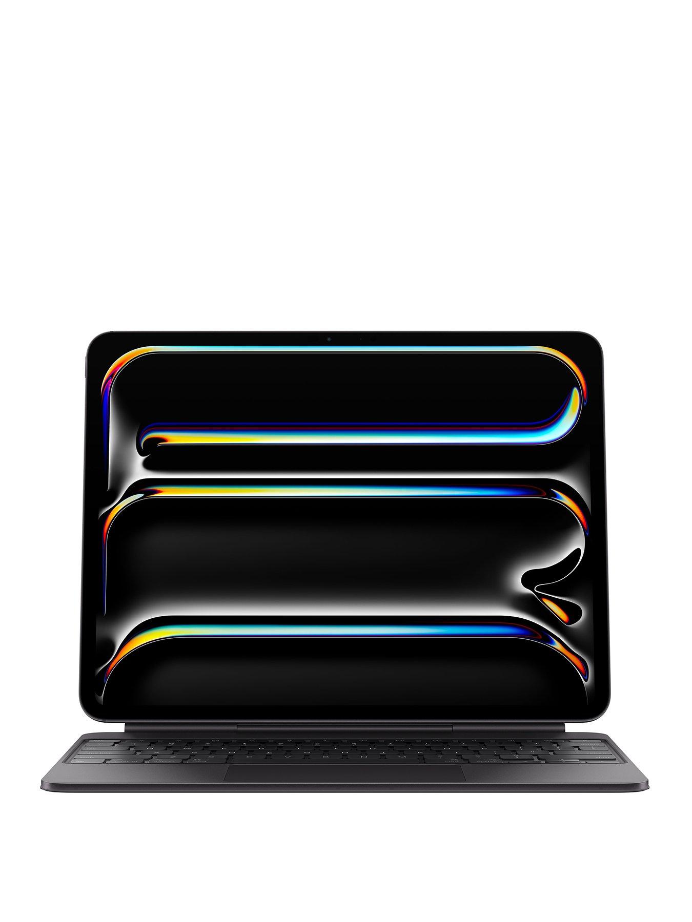 front image of apple-magic-keyboard-for-ipad-pro-13-inch-m4-british-english-black