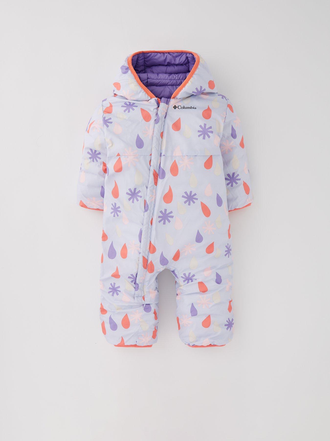  image of columbia-youth-infant-powder-lite-ii-reversible-bunting-purple