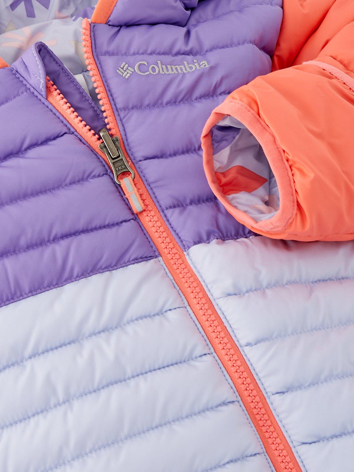  image of columbia-youth-infant-powder-lite-ii-reversible-bunting-purple