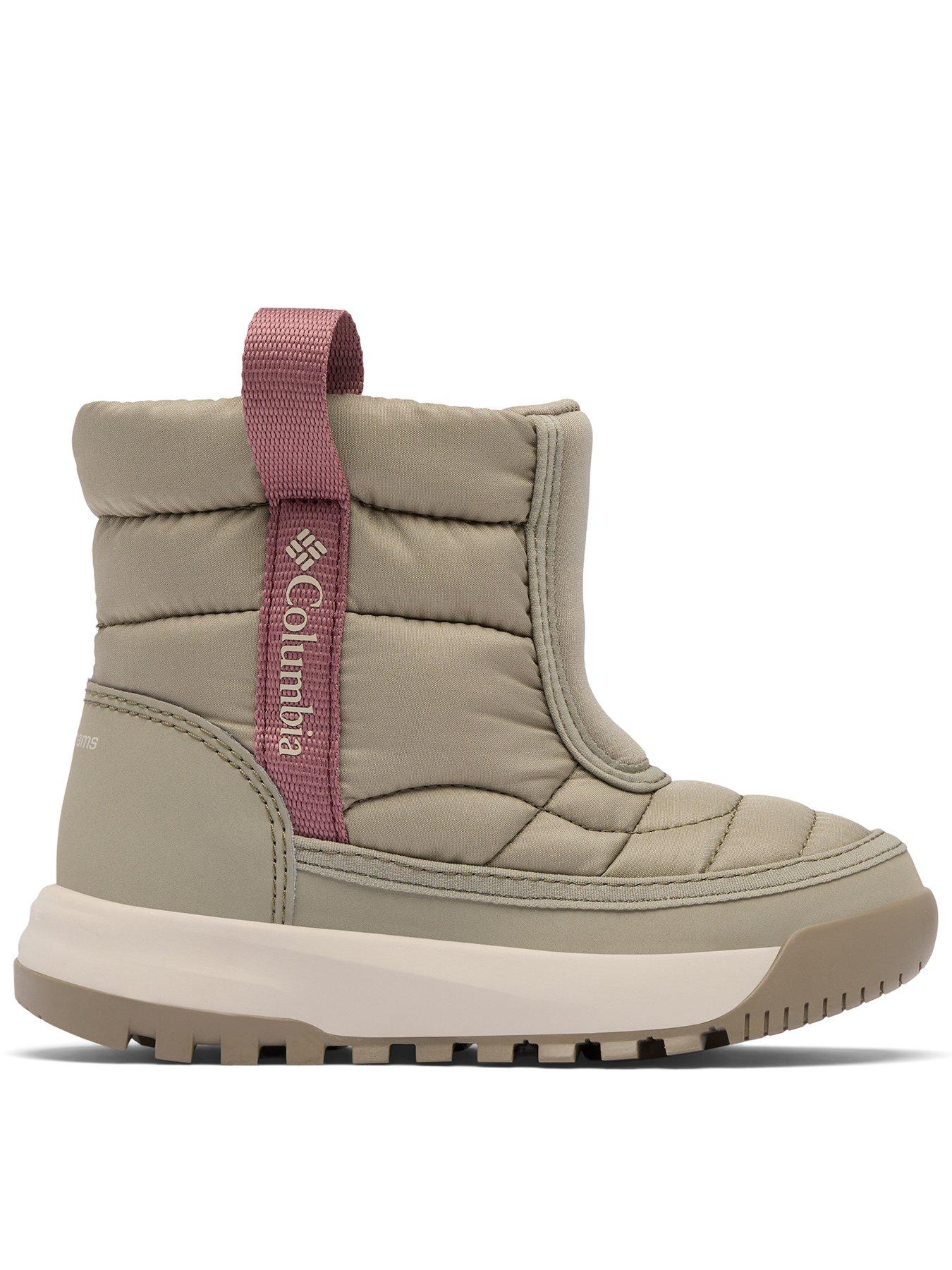  image of columbia-youth-unisex-little-childrens-snowtrot-mid-boots-green