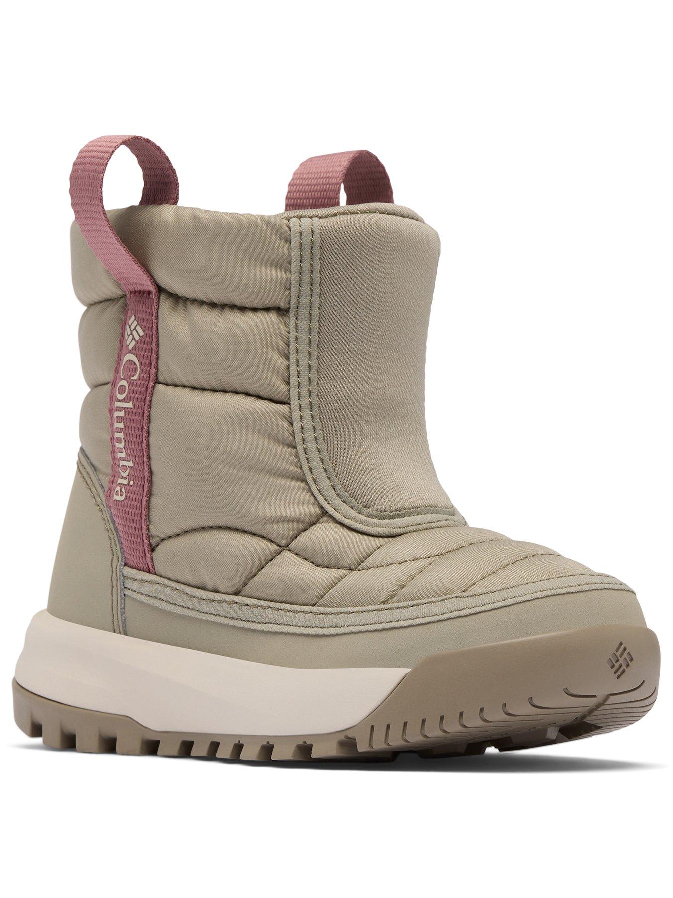 image of columbia-youth-unisex-little-childrens-snowtrot-mid-boots-green