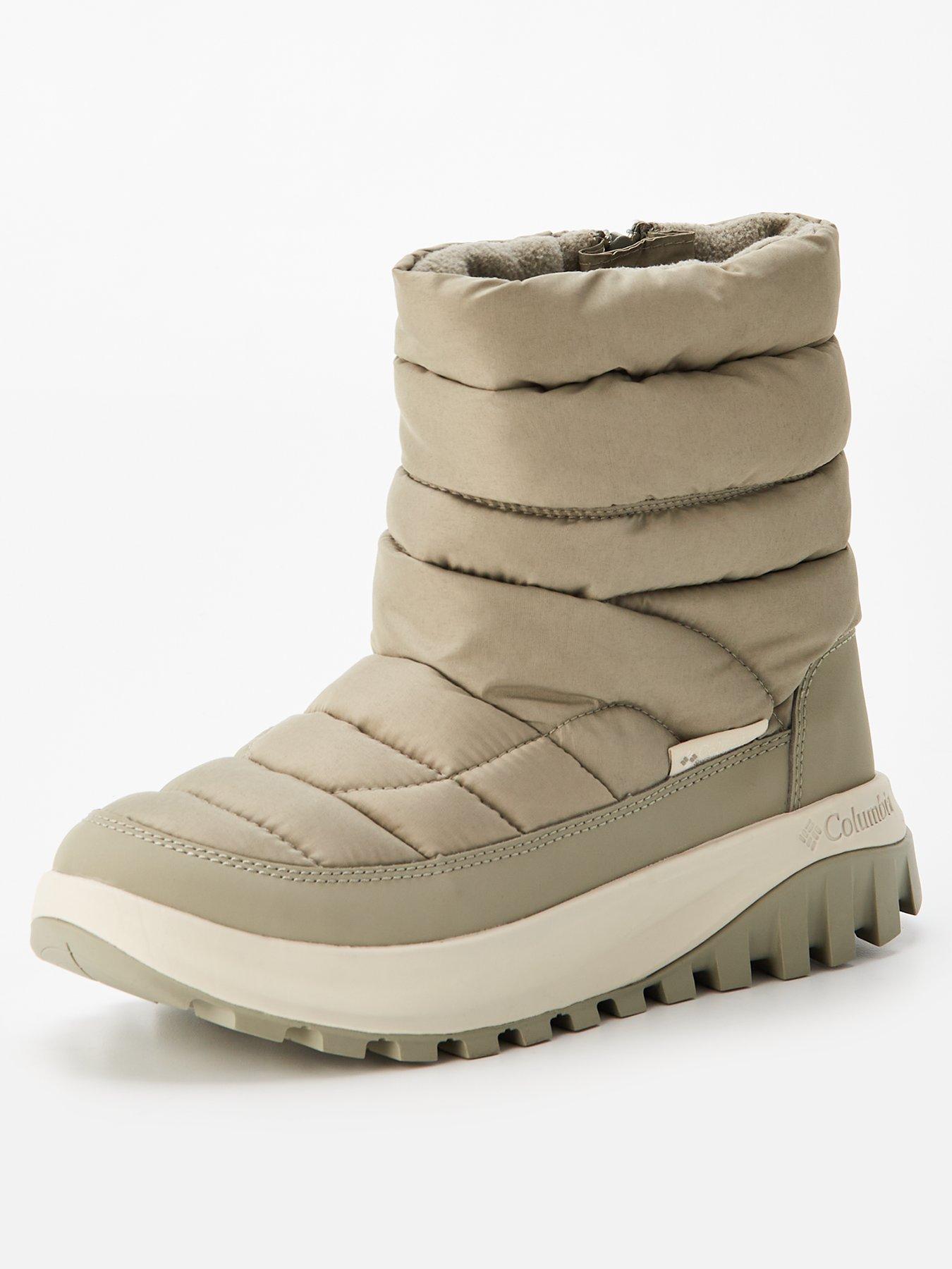  image of columbia-womens-snowtrot-mid-boots-green