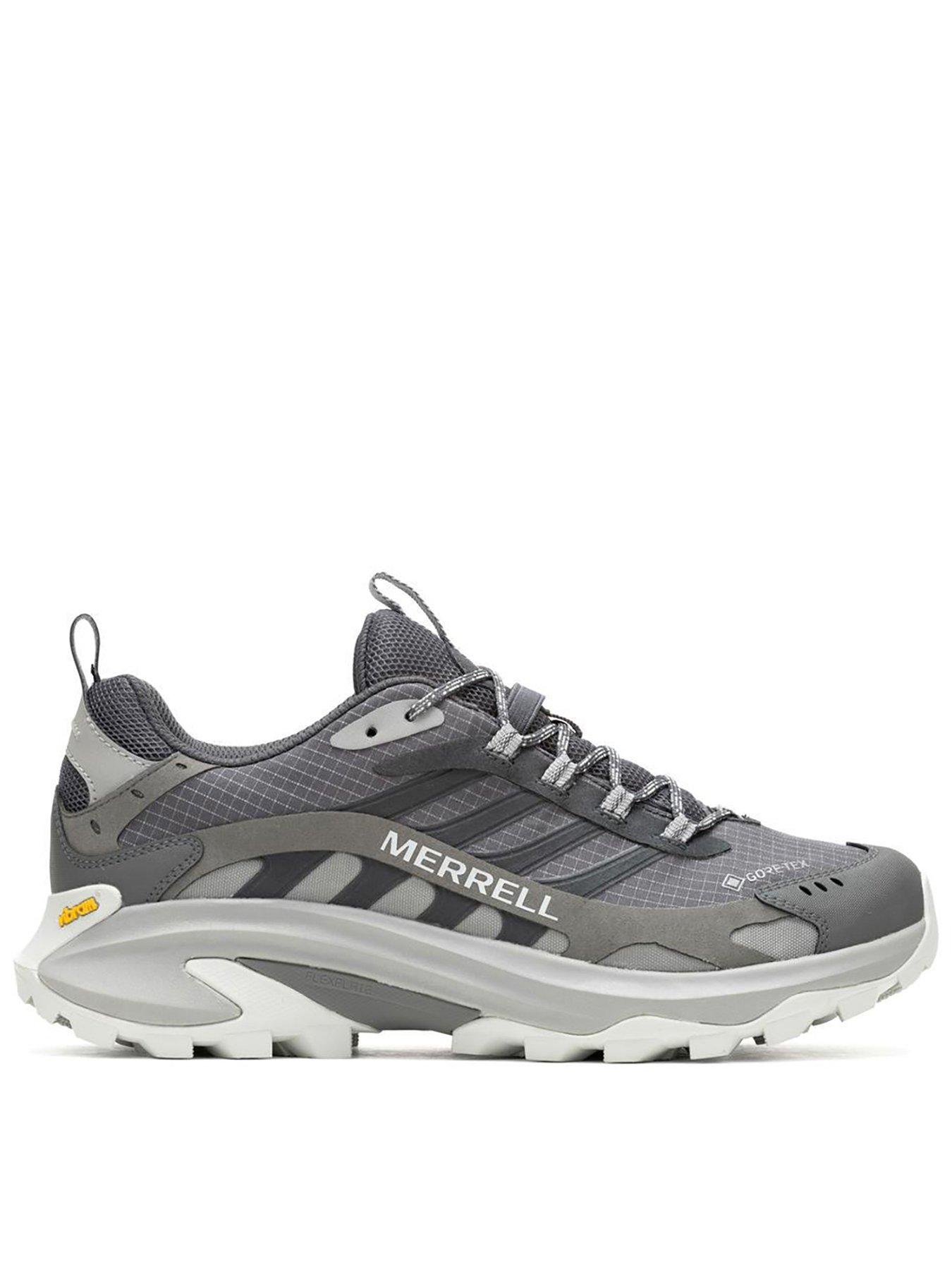  image of merrell-mens-moab-speed-goretex-hiking-shoes-grey