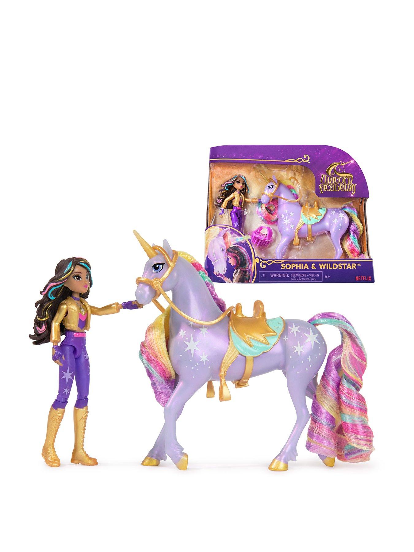 Unicorn Academy Sophia 4.5" Doll & Wildstar Unicorn