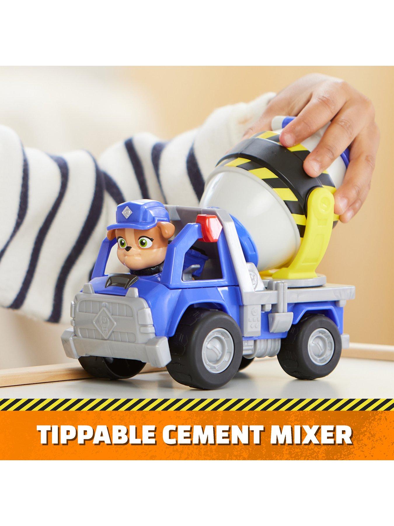 Rubble & Crew Rubble's Mix's Mixing Truck Toy Vehicle | Littlewoods