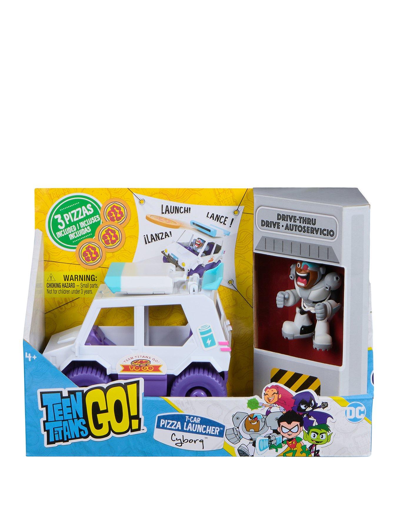 Teen Titans Go! T-Car Pizza Launcher Toy Vehicle