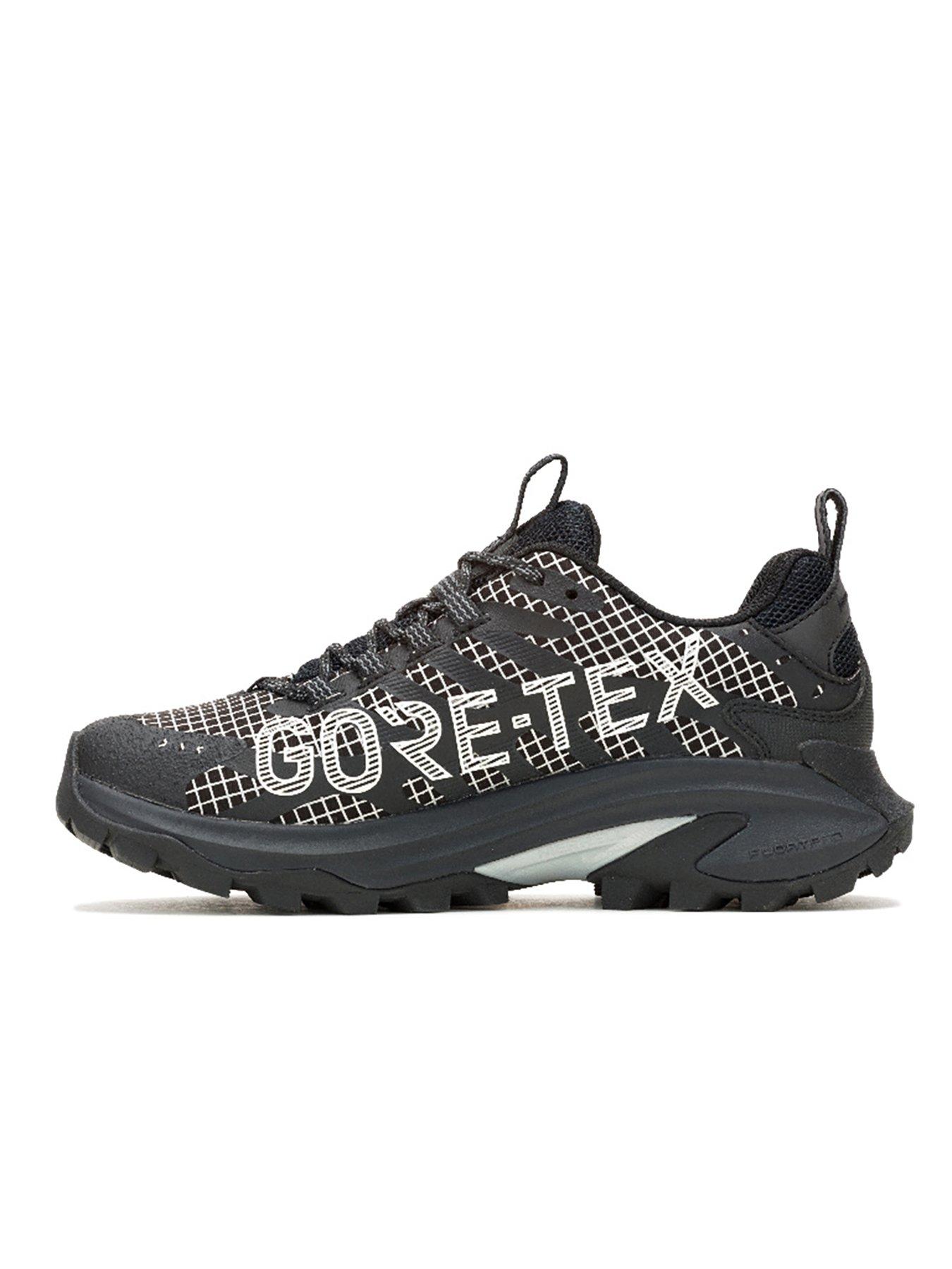  image of merrell-womens-moab-speed-2-reflective-gore-tex-hiking-shoes-black