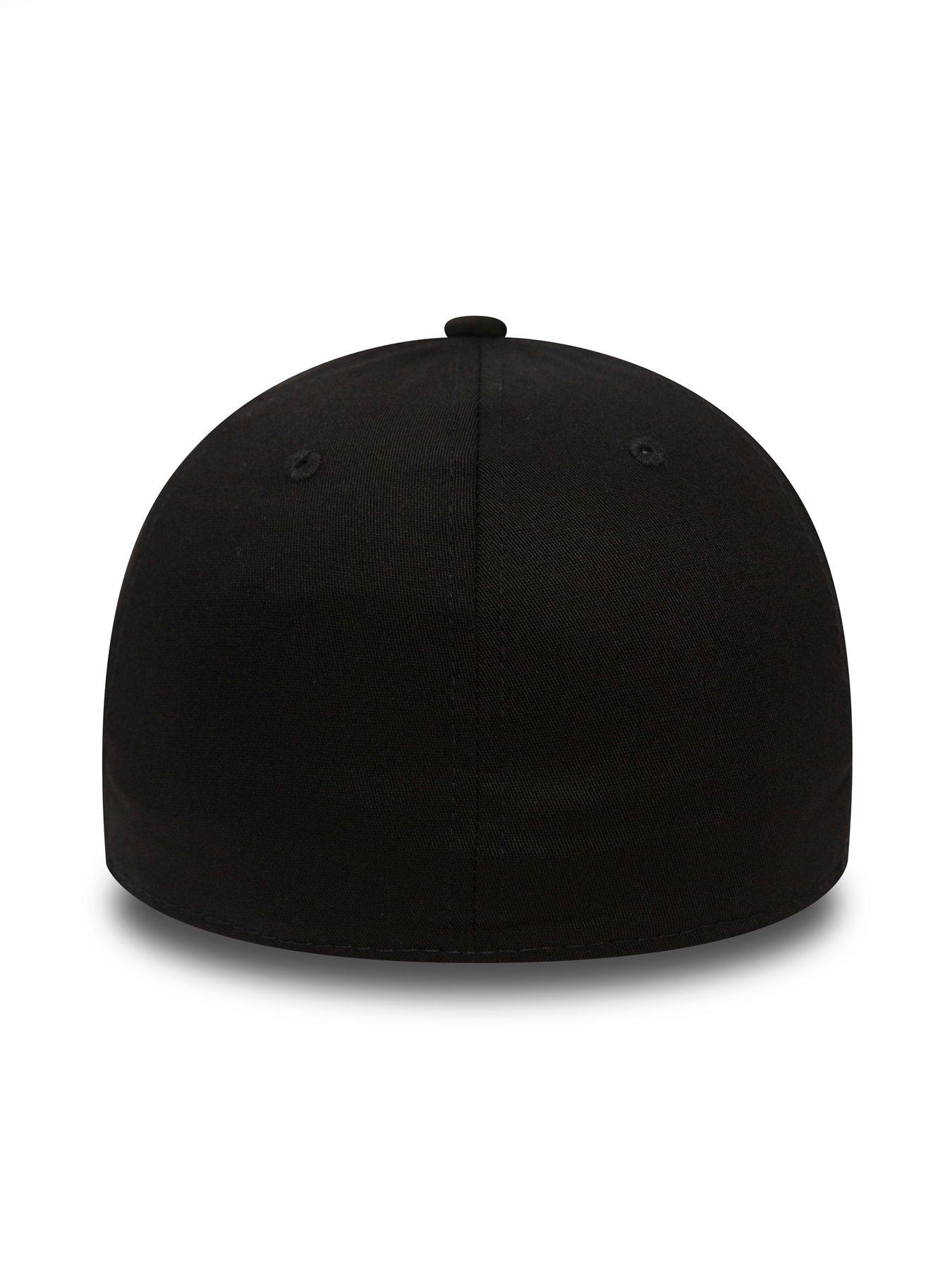  image of new-era-unisex-39thirty-la-dodgers-cap--blackblack