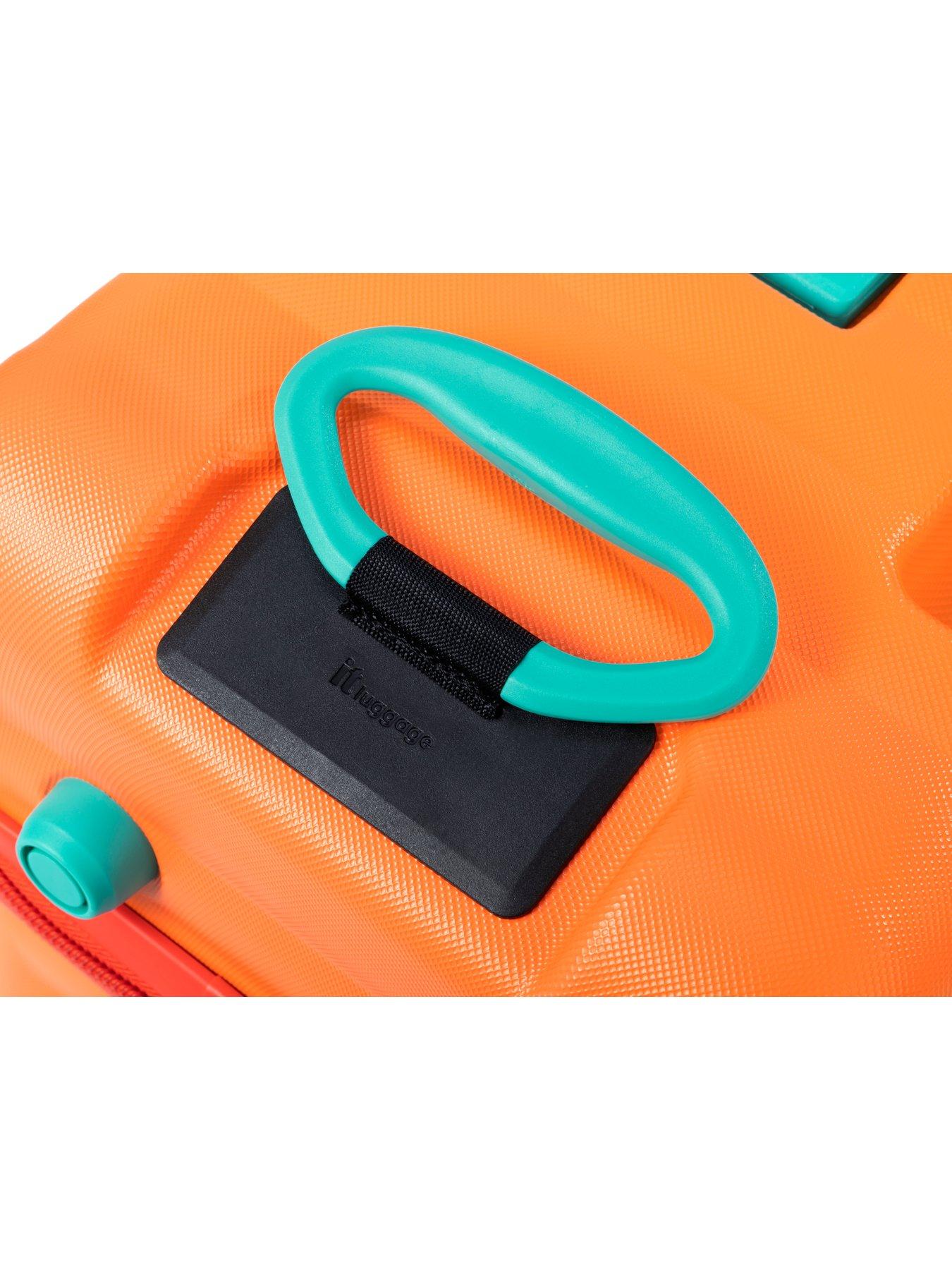  image of it-luggage-trunkryder-blazing-orange-kiddies-ride-on-suitcase