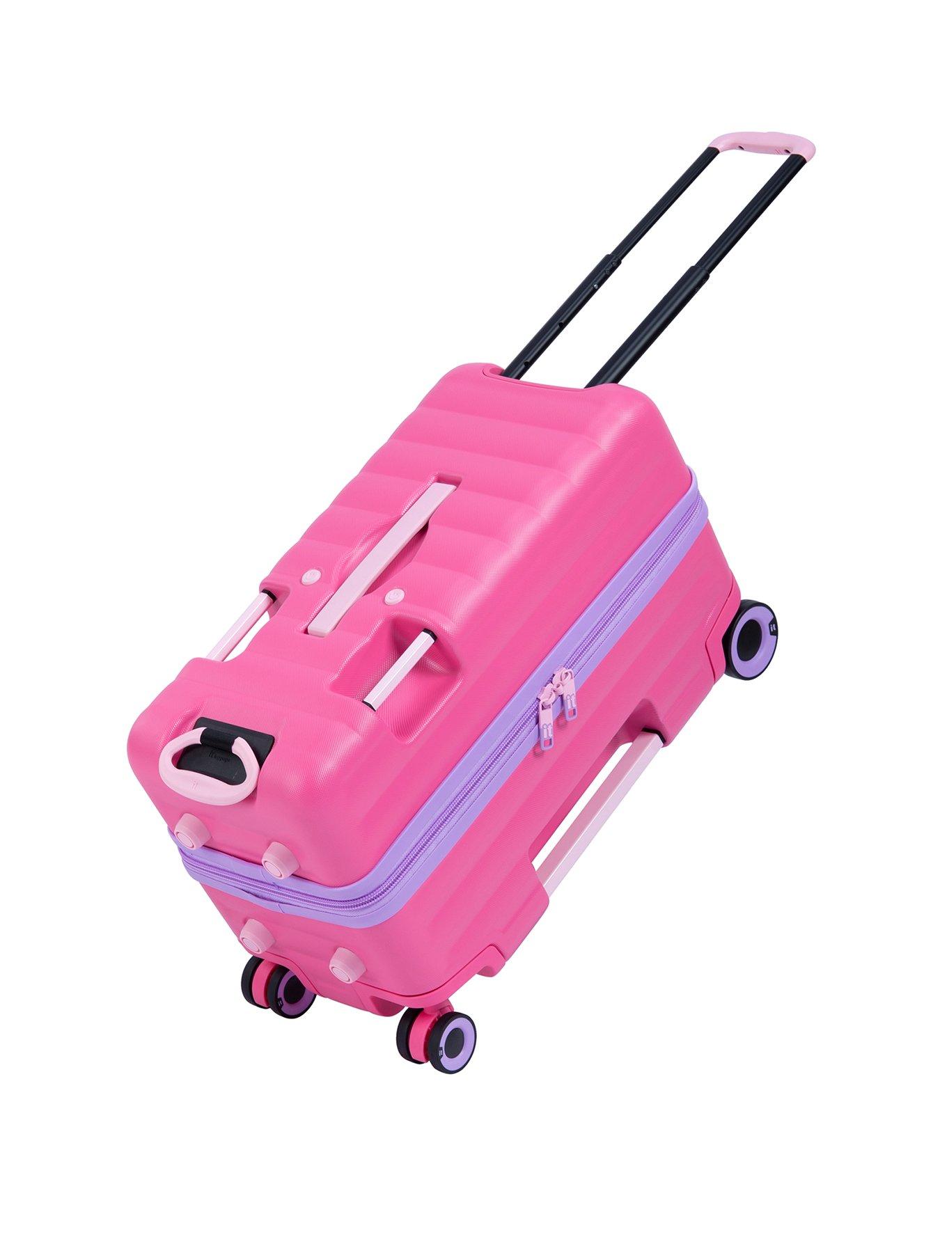 image of it-luggage-trunkryder-azalea-pink-kiddies-ride-on-suitcase