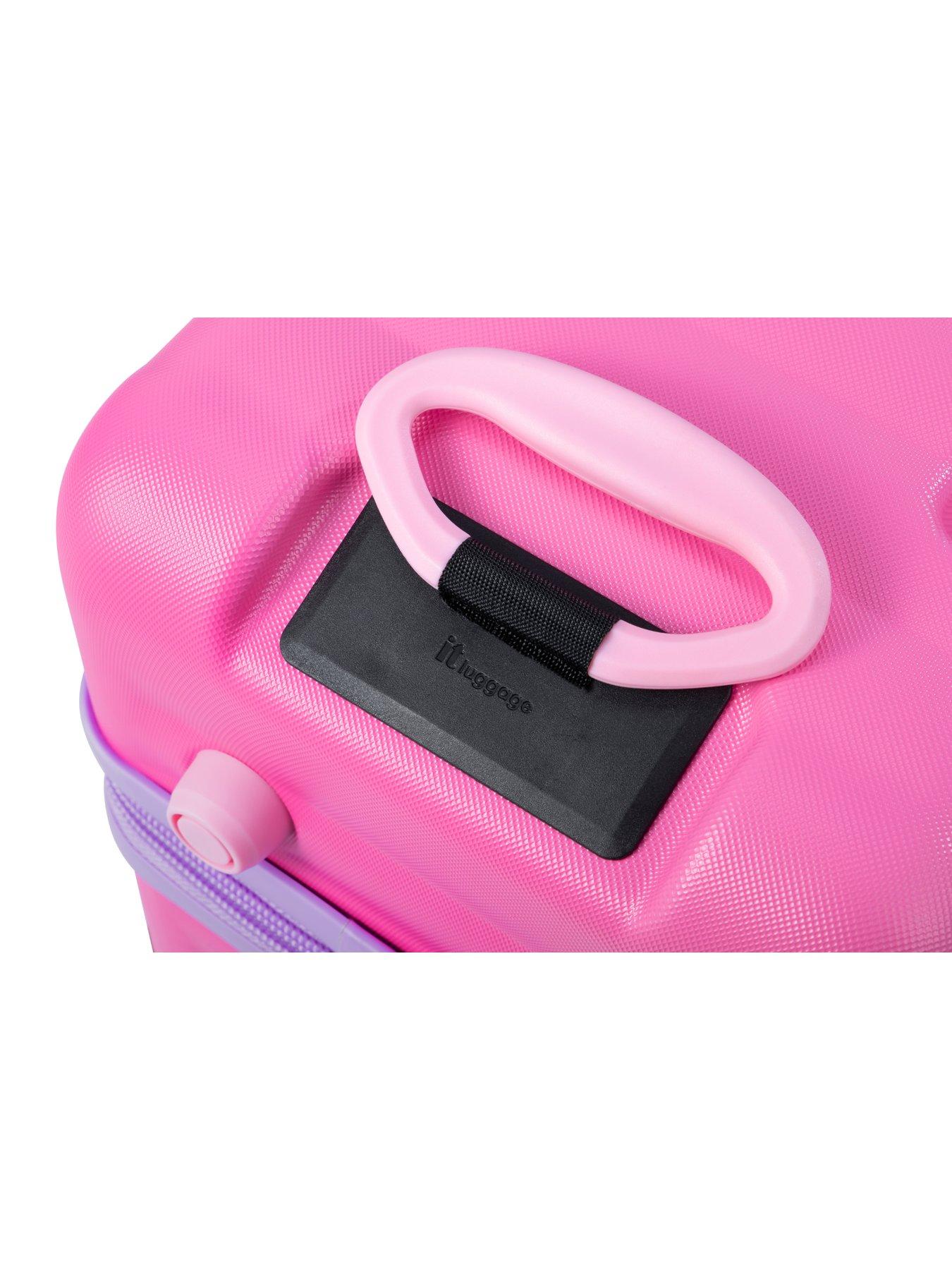  image of it-luggage-trunkryder-azalea-pink-kiddies-ride-on-suitcase