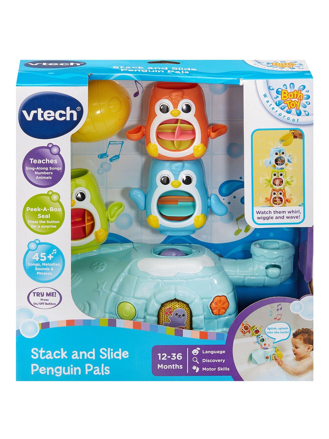 Image 4 of 5 of VTech Stack and Slide Penguin Pals Bath Toy