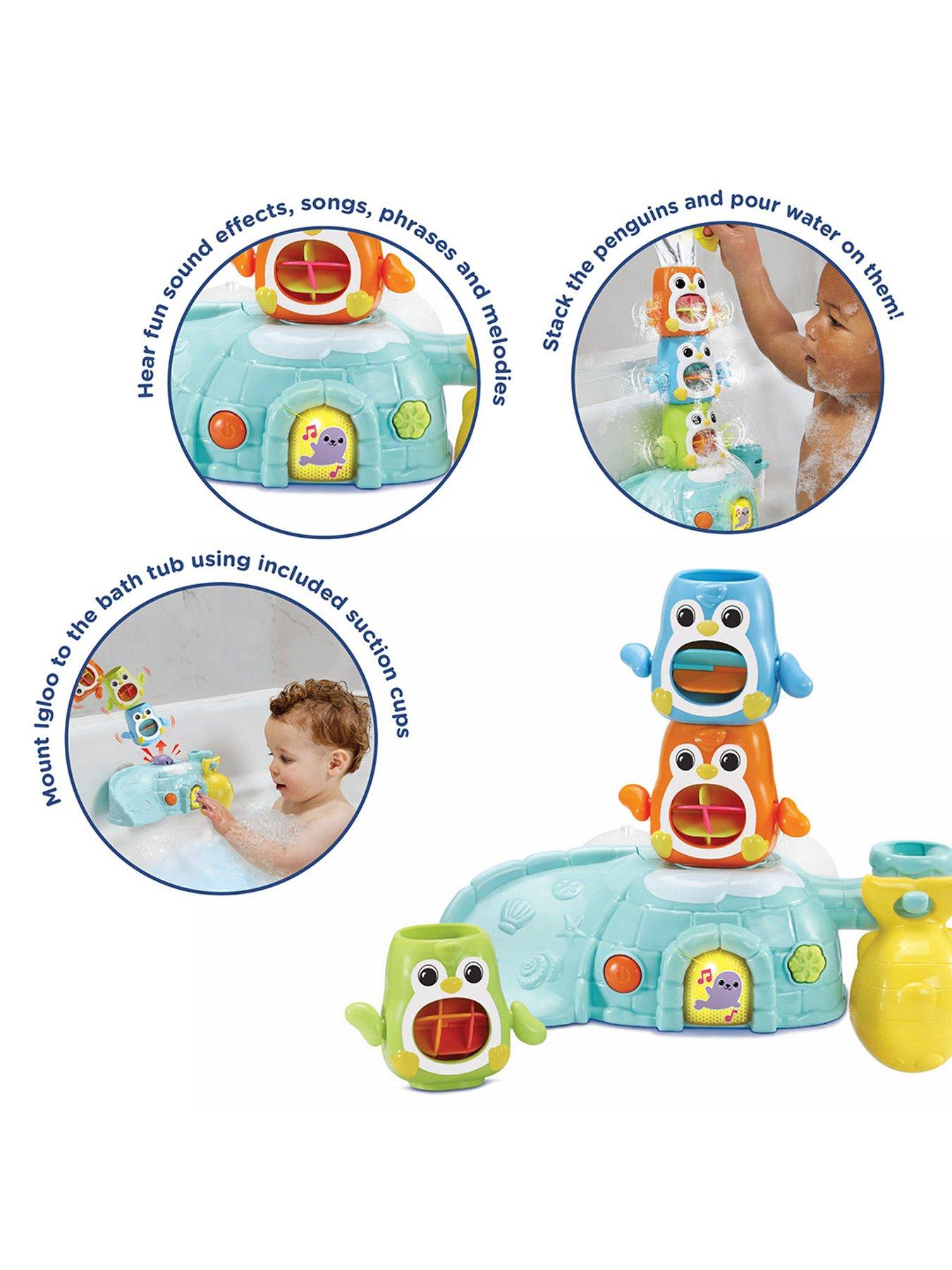 Image 5 of 5 of VTech Stack and Slide Penguin Pals Bath Toy