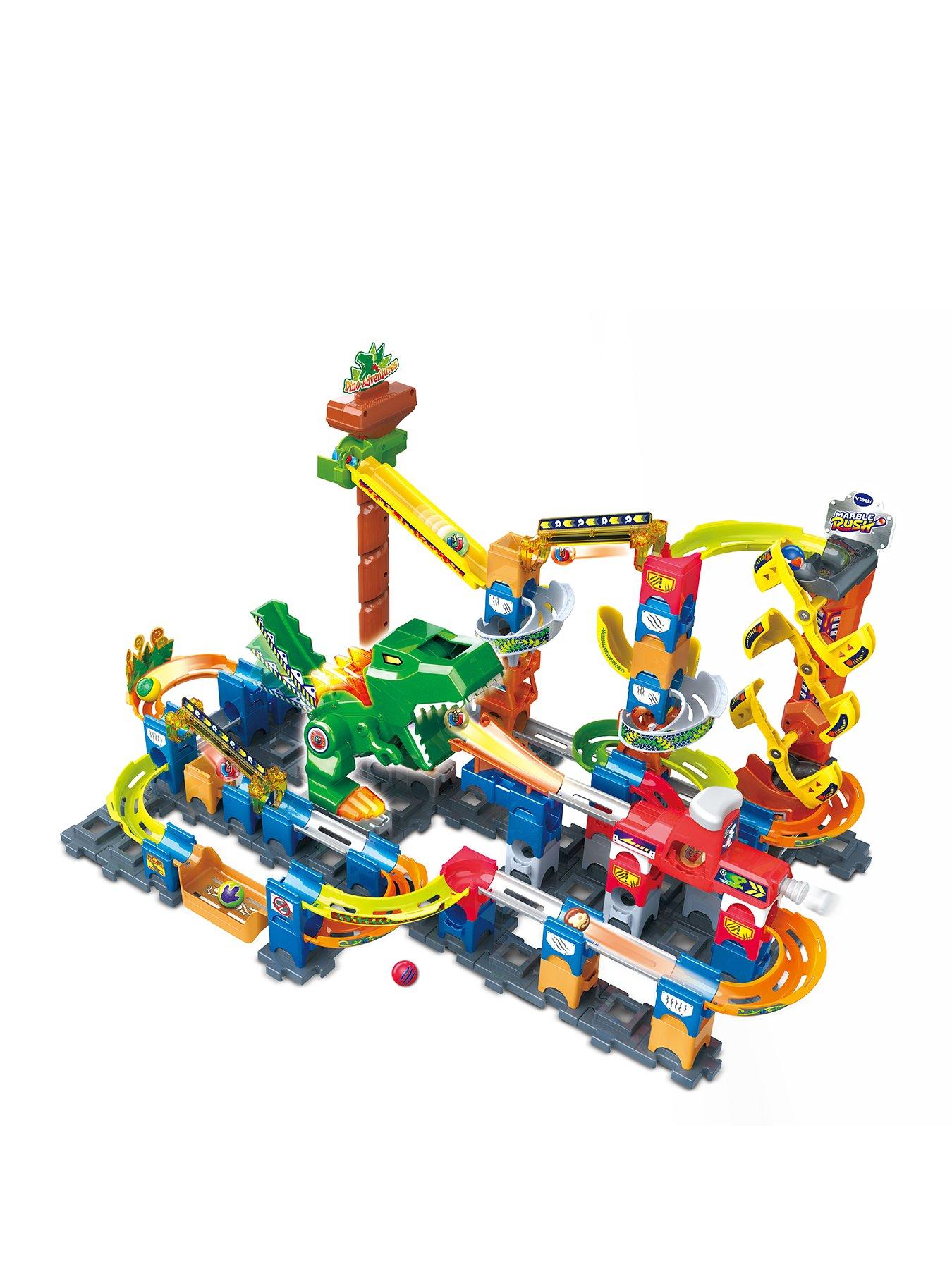 Image 1 of 8 of VTech Marble Rush Magnetic Dino Adventure Construction Play Set