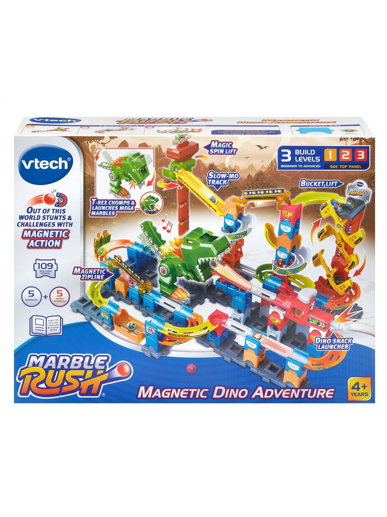 Image 5 of 8 of VTech Marble Rush Magnetic Dino Adventure Construction Play Set