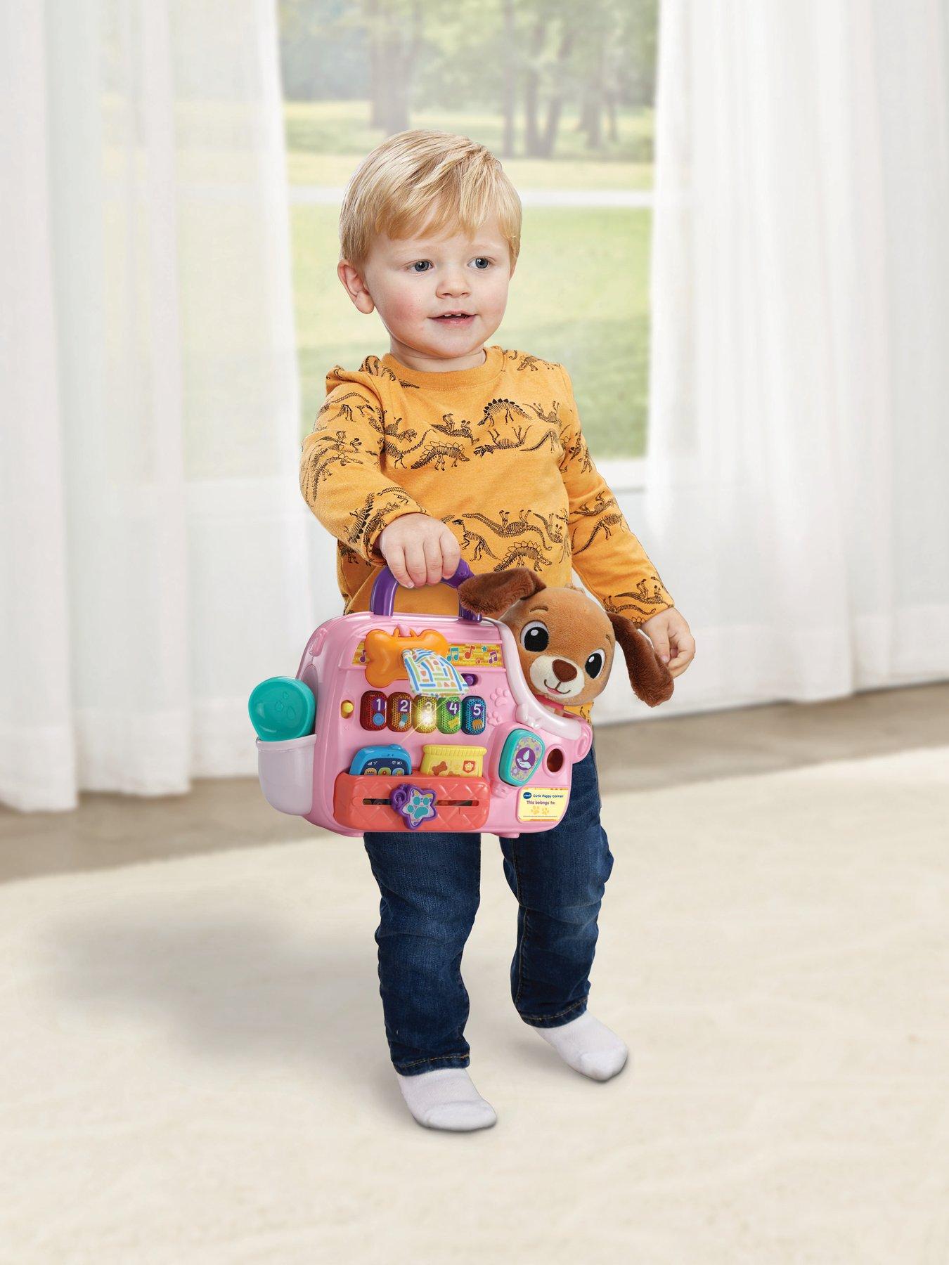 Image 3 of 7 of VTech Cutie Puppy Carrier with Adorable Soft Puppy