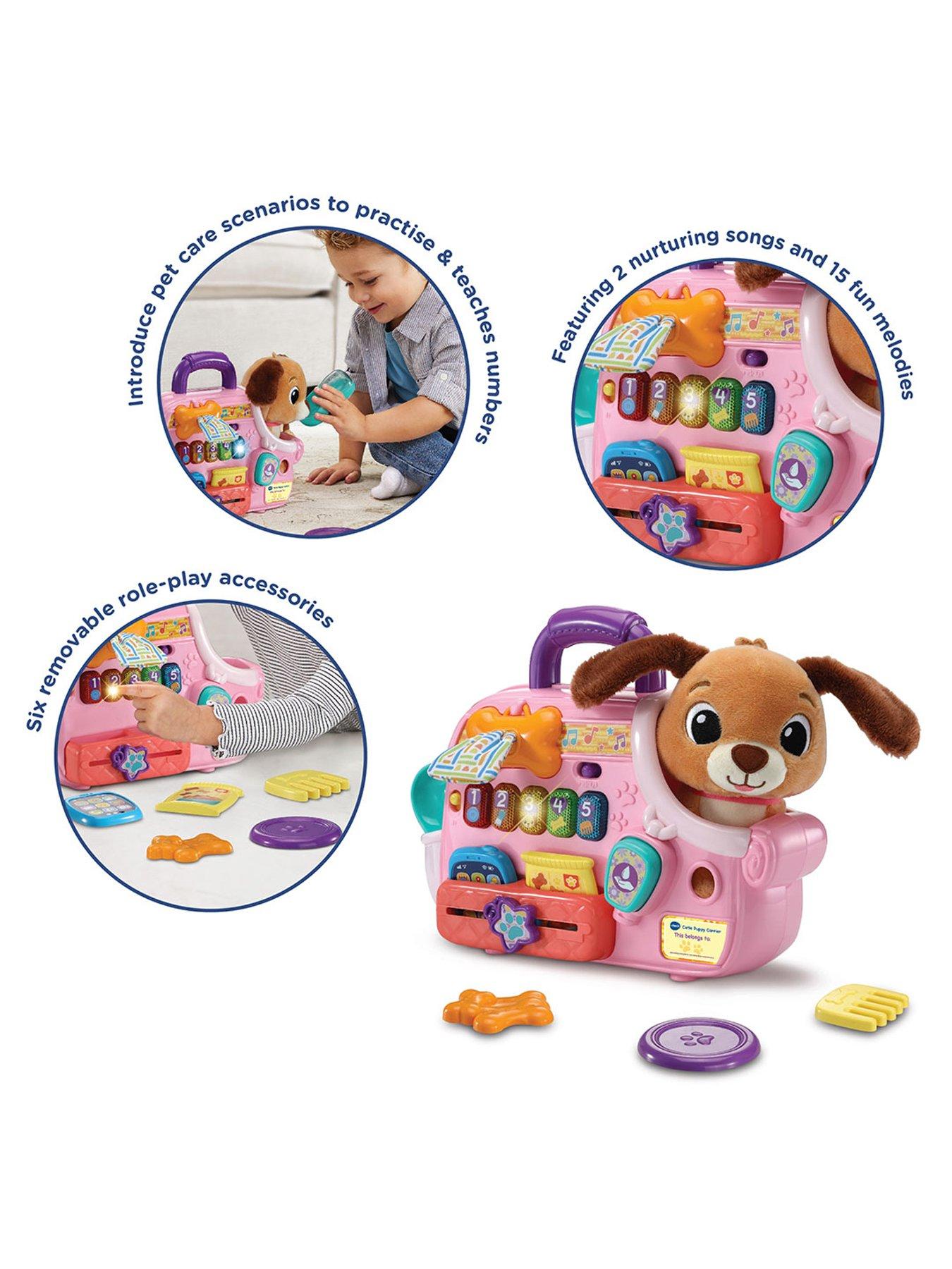 Image 6 of 7 of VTech Cutie Puppy Carrier with Adorable Soft Puppy