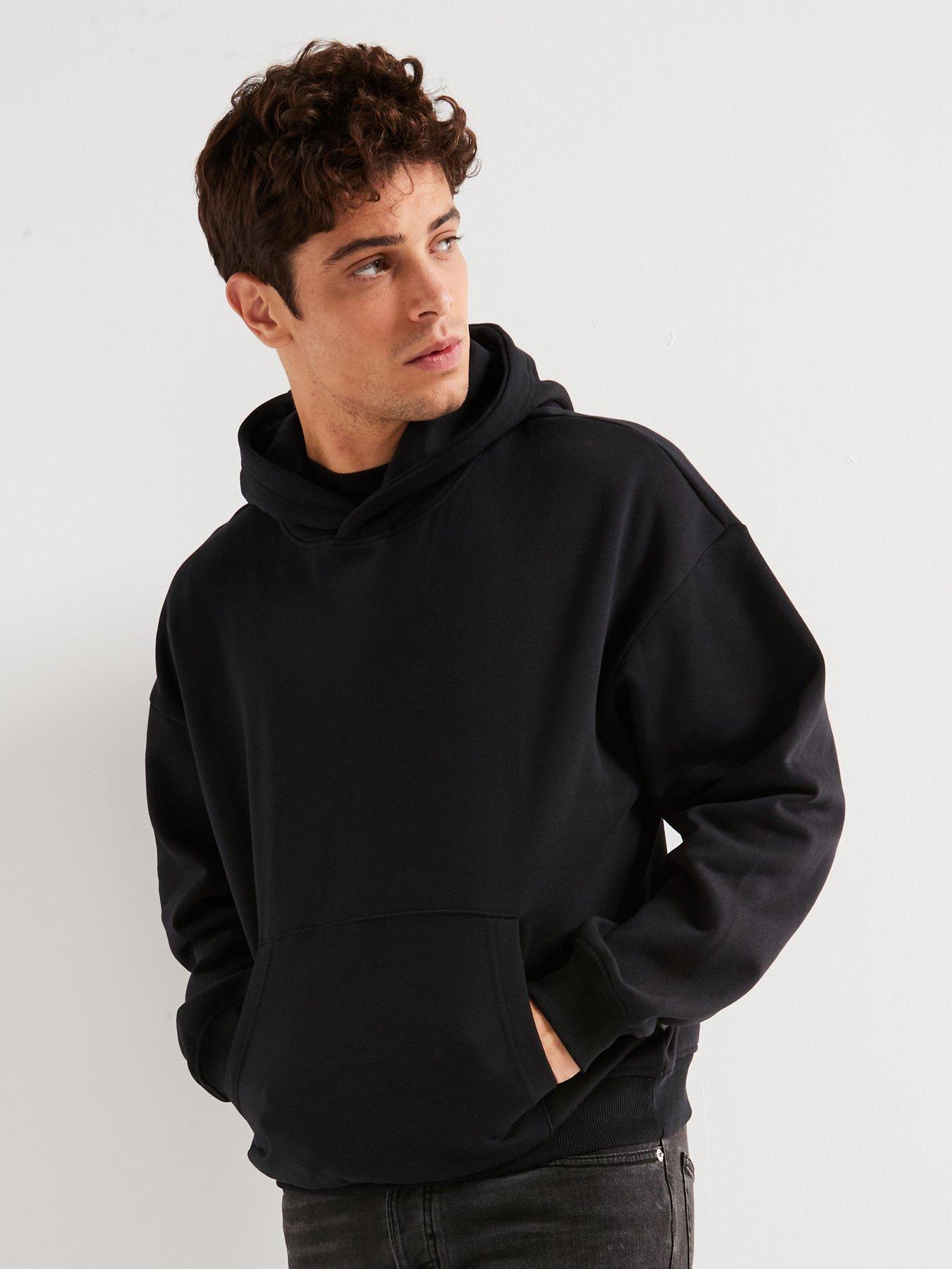  image of only-sons-relaxed-fit-overhead-hoodie-black