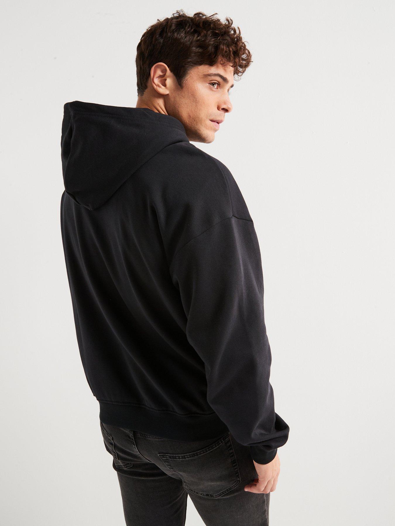  image of only-sons-relaxed-fit-overhead-hoodie-black