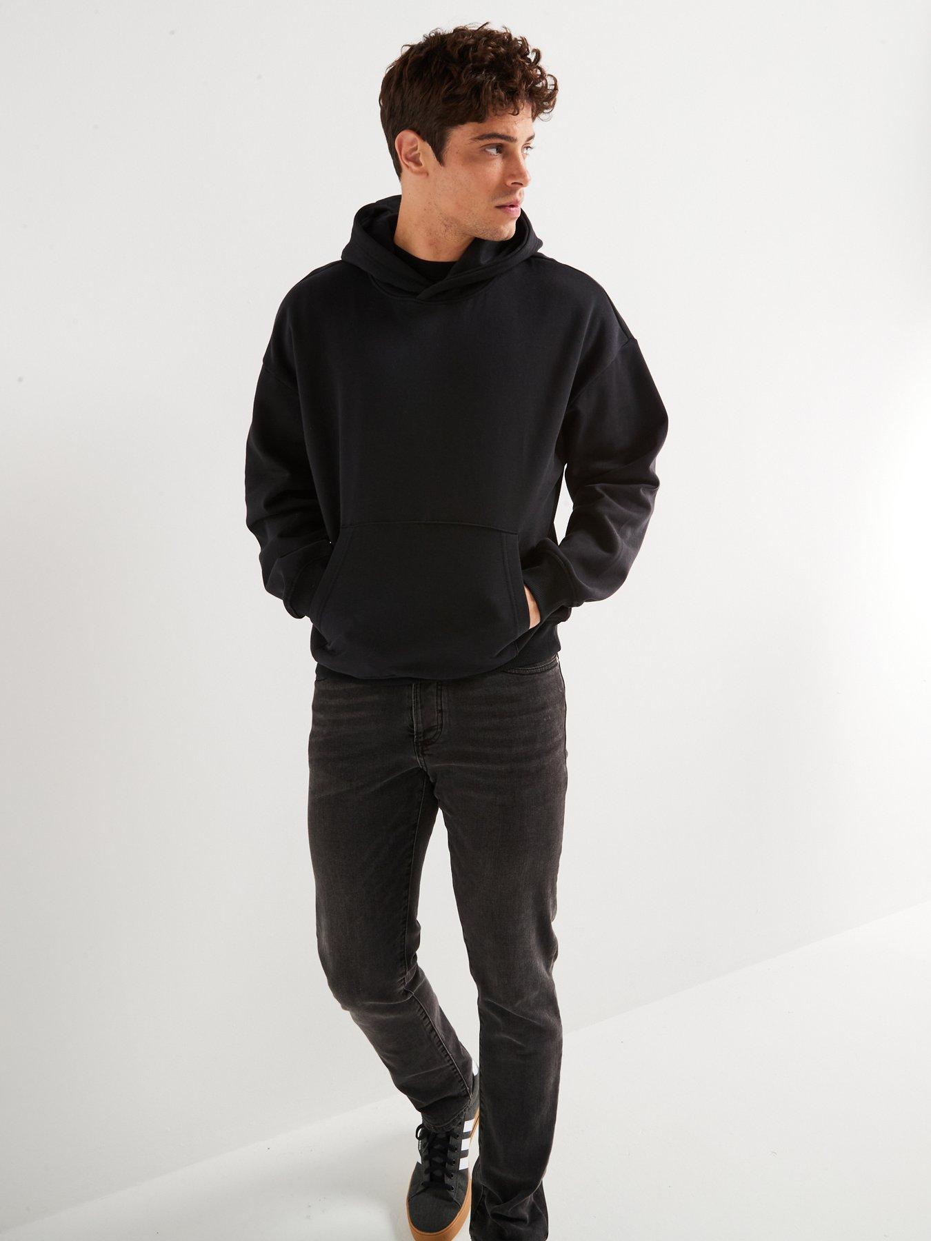 image of only-sons-relaxed-fit-overhead-hoodie-black