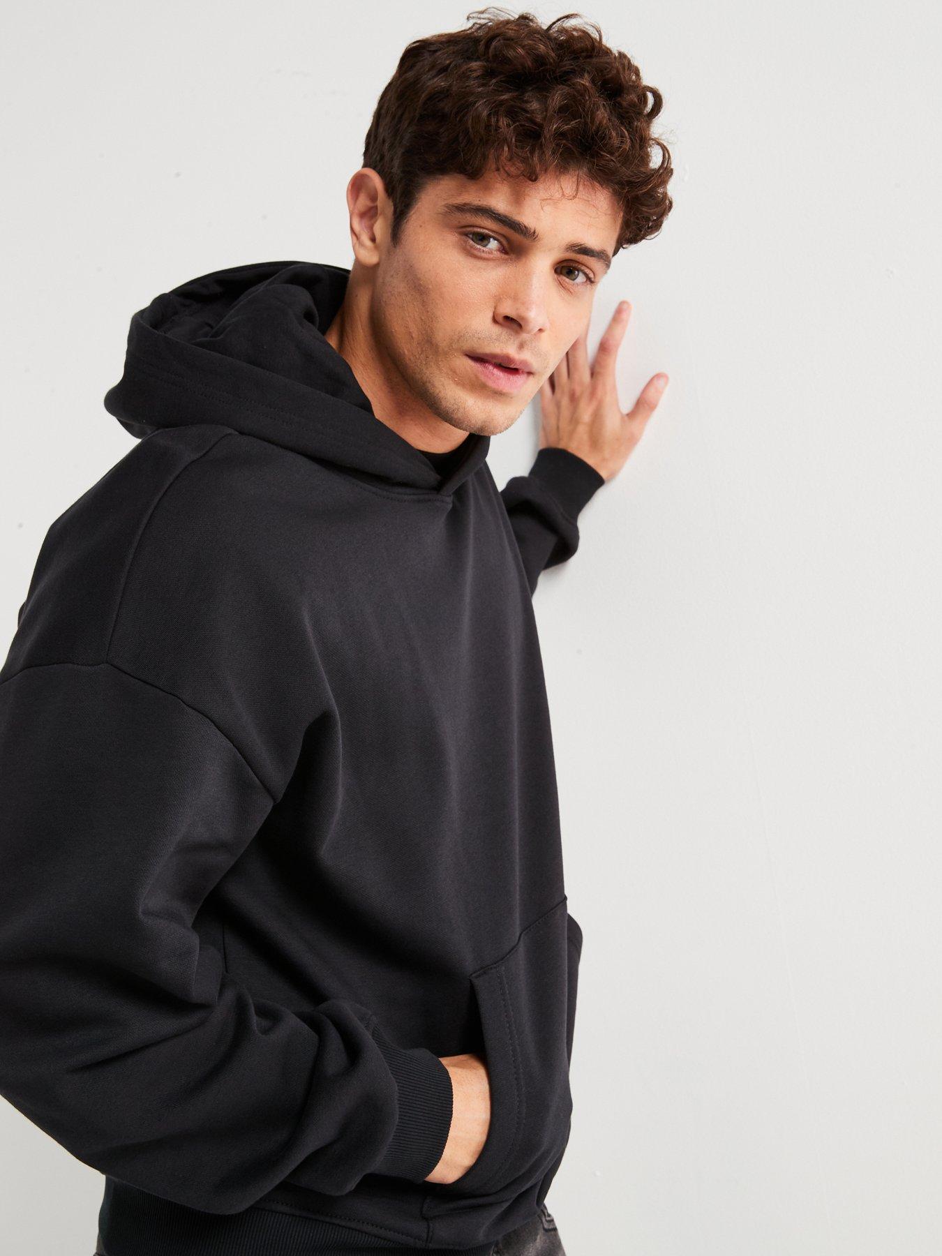  image of only-sons-relaxed-fit-overhead-hoodie-black