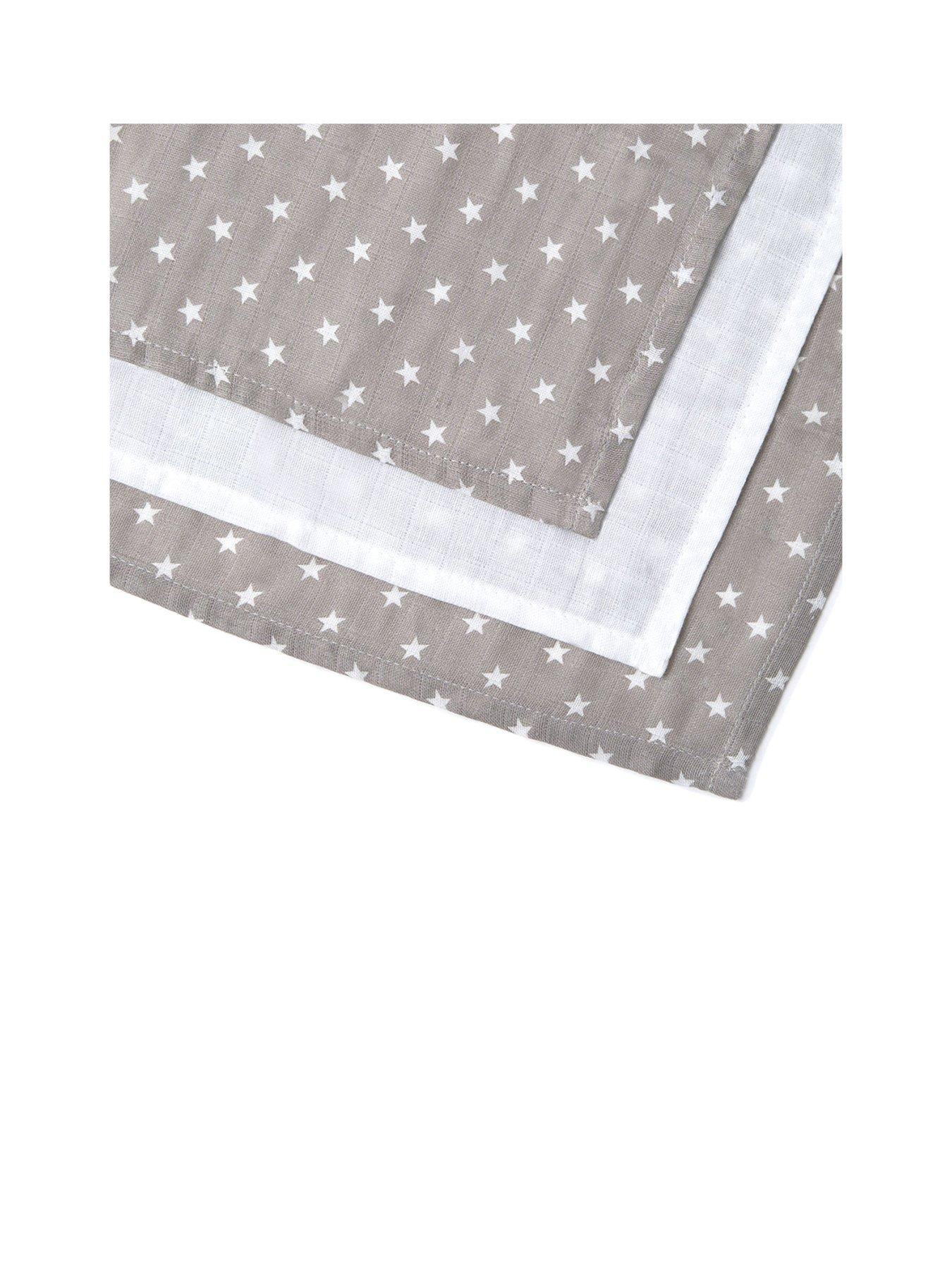 Image 2 of 4 of Clair De Lune 3 Pack Star Muslin Squares