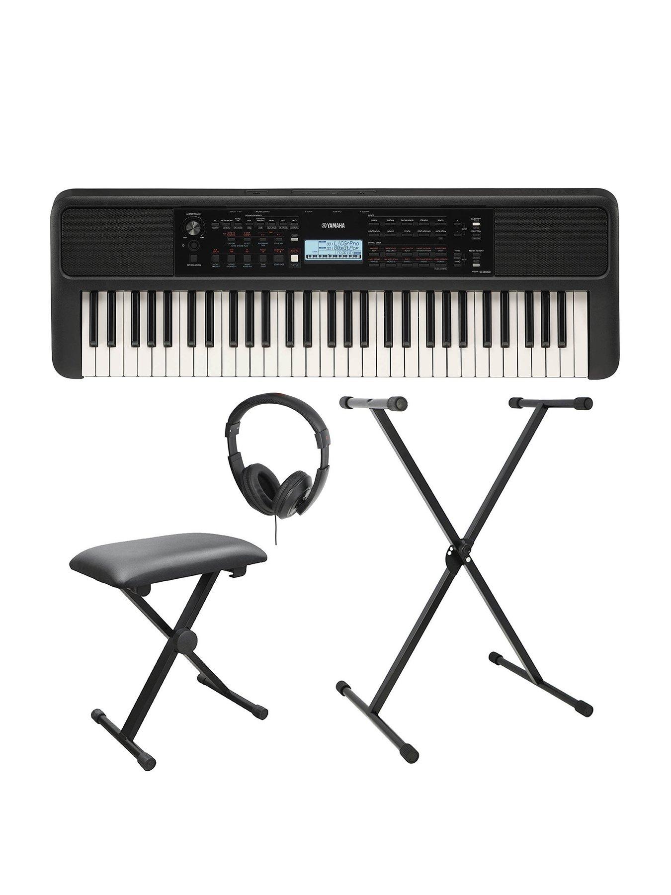 undefined Yamaha PSRE383 Portable Keyboard Package