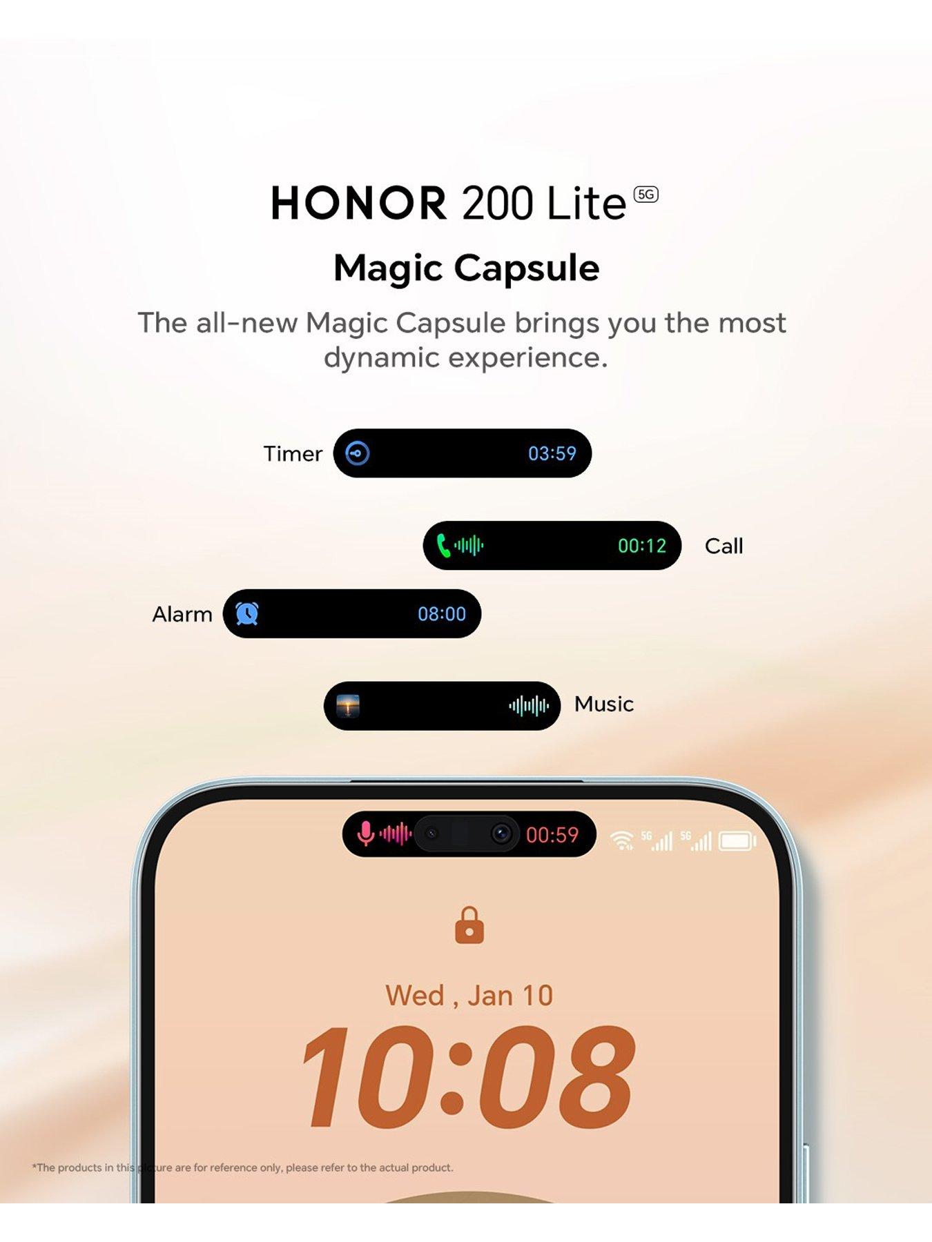  image of honor-200-lite-midnight-black