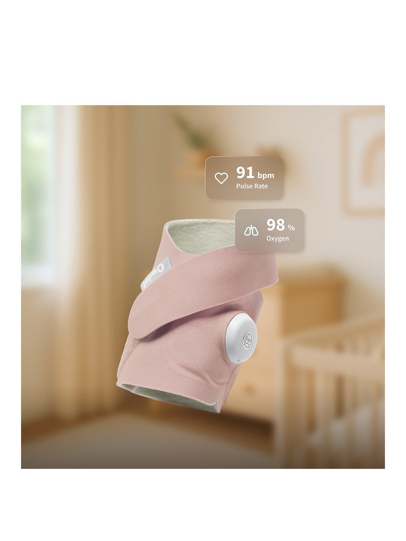 Image 2 of 6 of Owlet Dream Sock- Dusty Rose