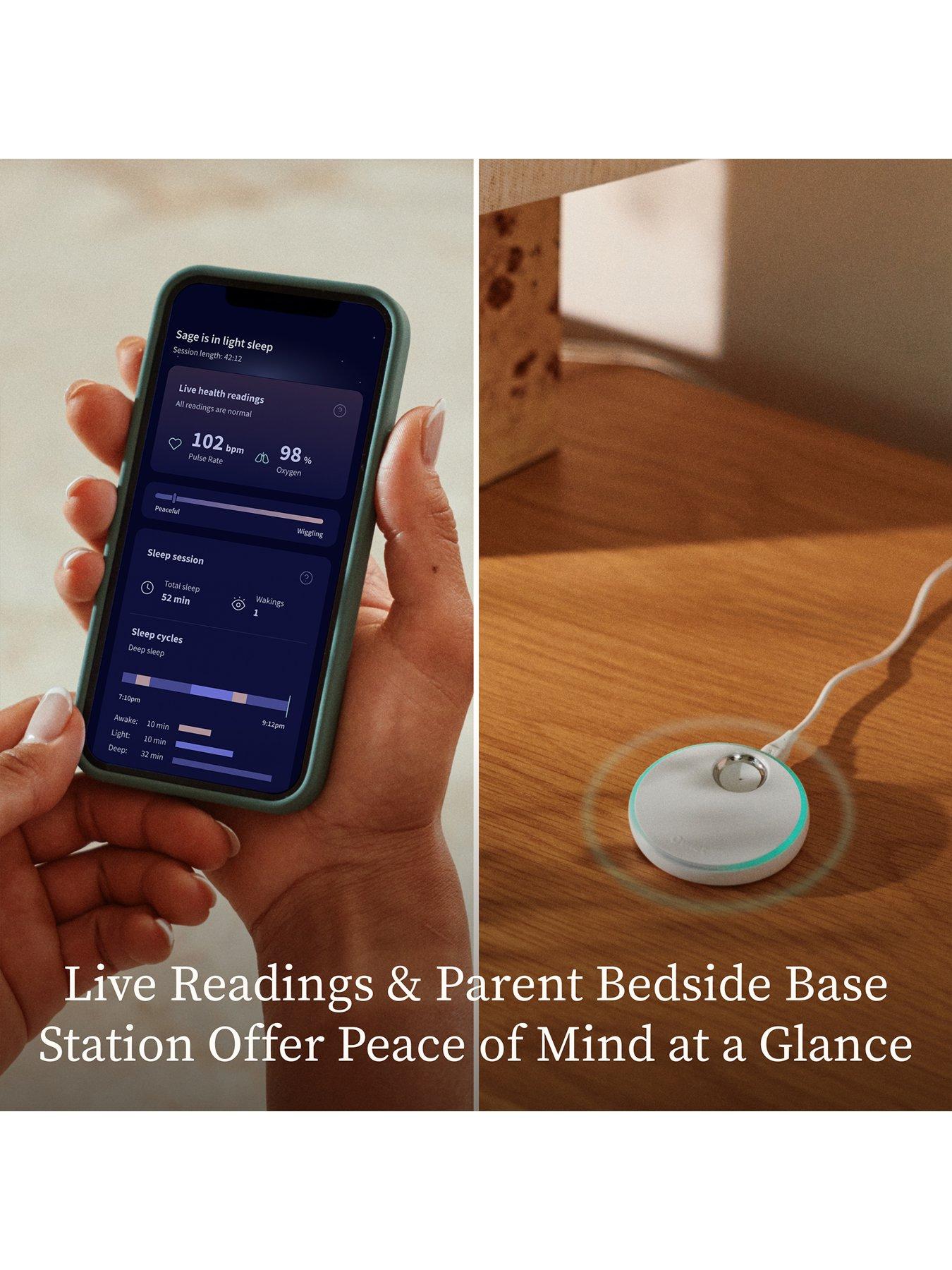 Image 4 of 6 of Owlet Dream Sock- Dusty Rose