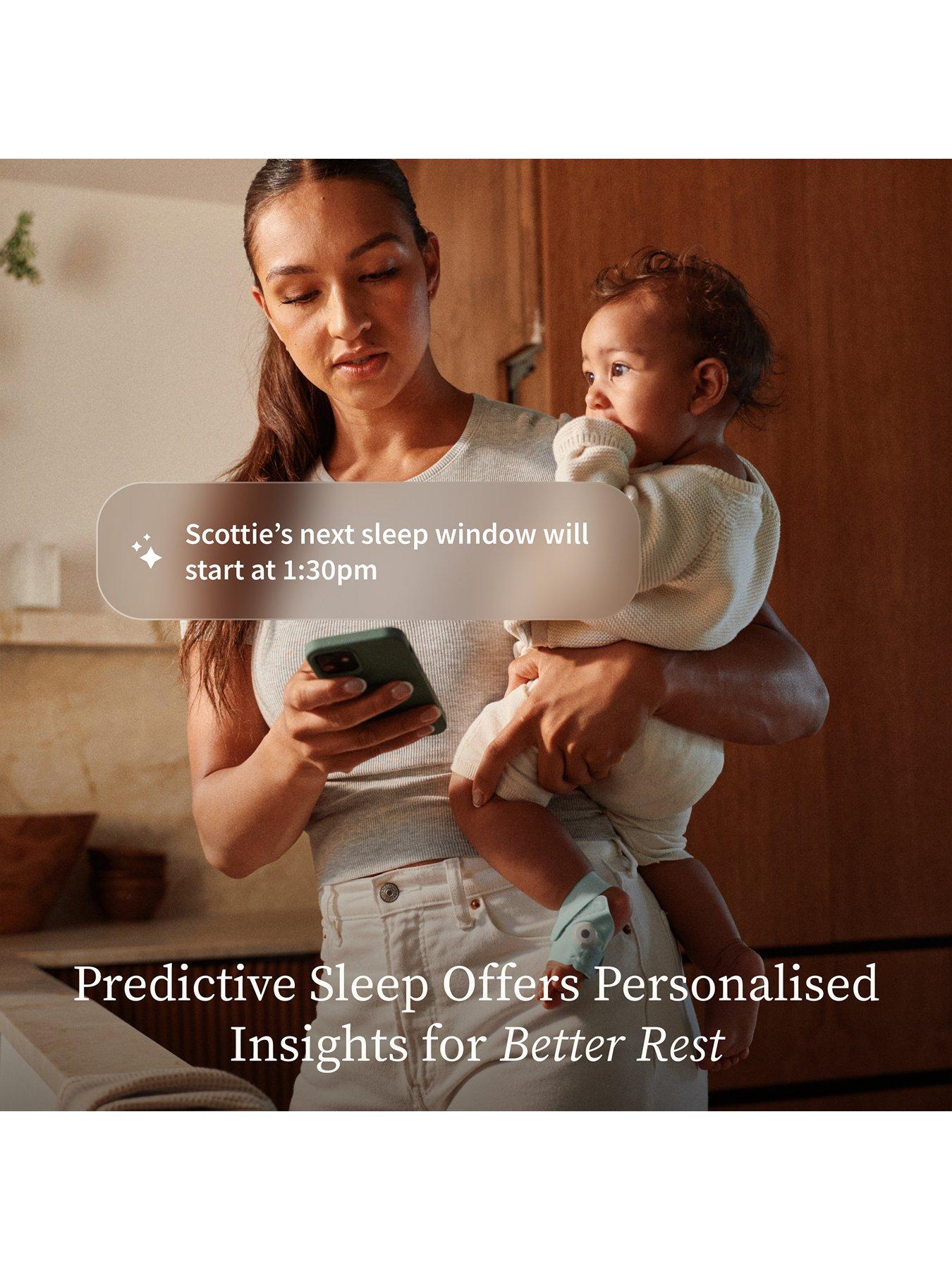 Image 6 of 6 of Owlet Dream Sock- Dusty Rose