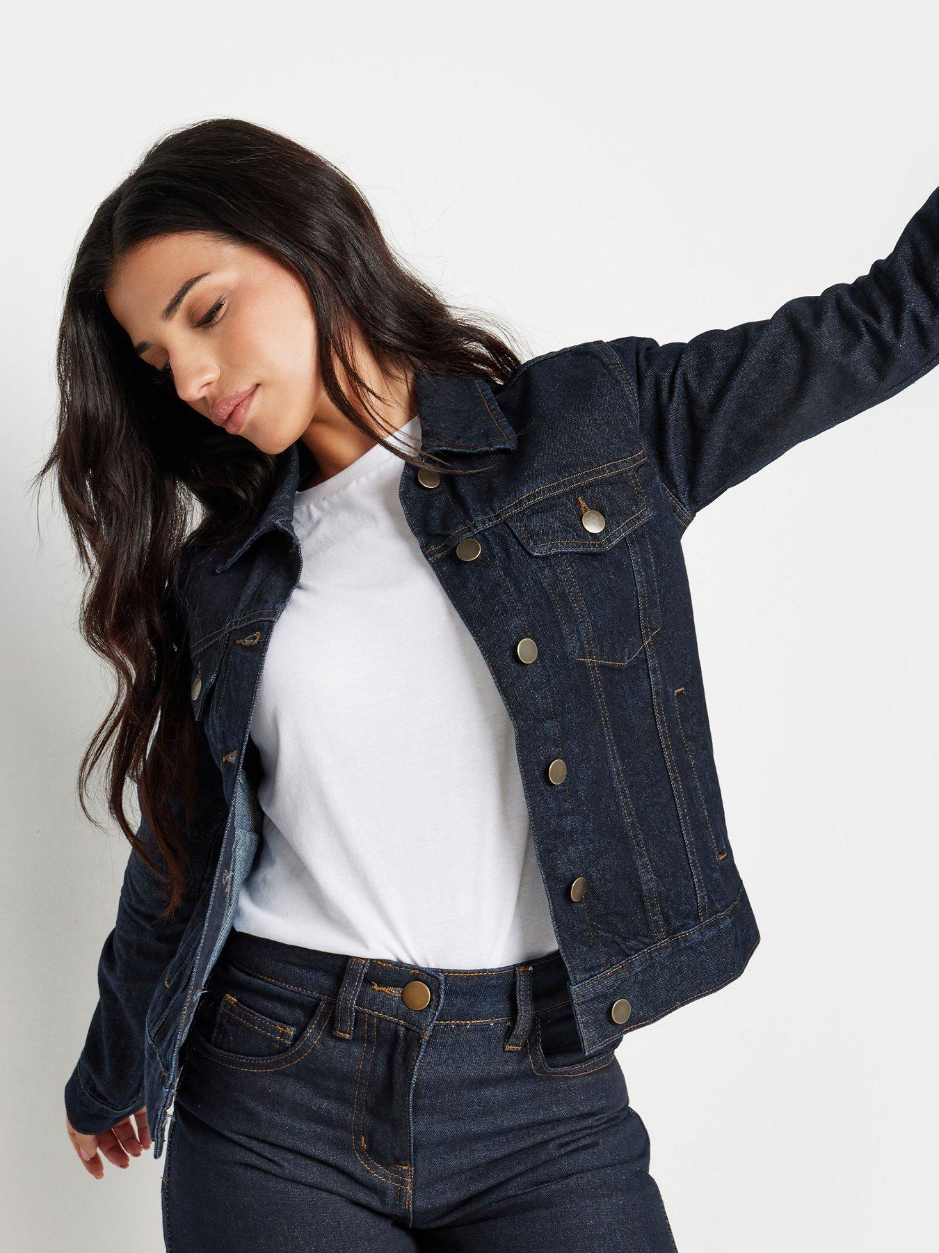 undefined Petite Indigo Blue Denim Jacket