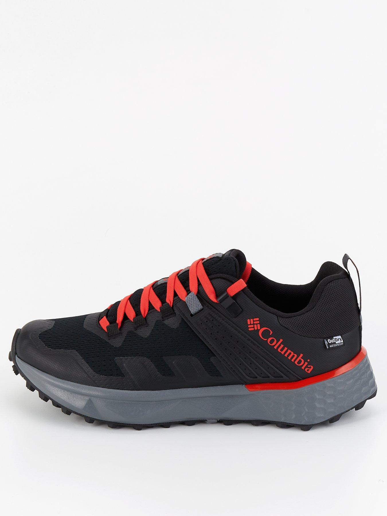  image of columbia-mens-facet-75-oudtdry-waterproof-hiking-shoes-black