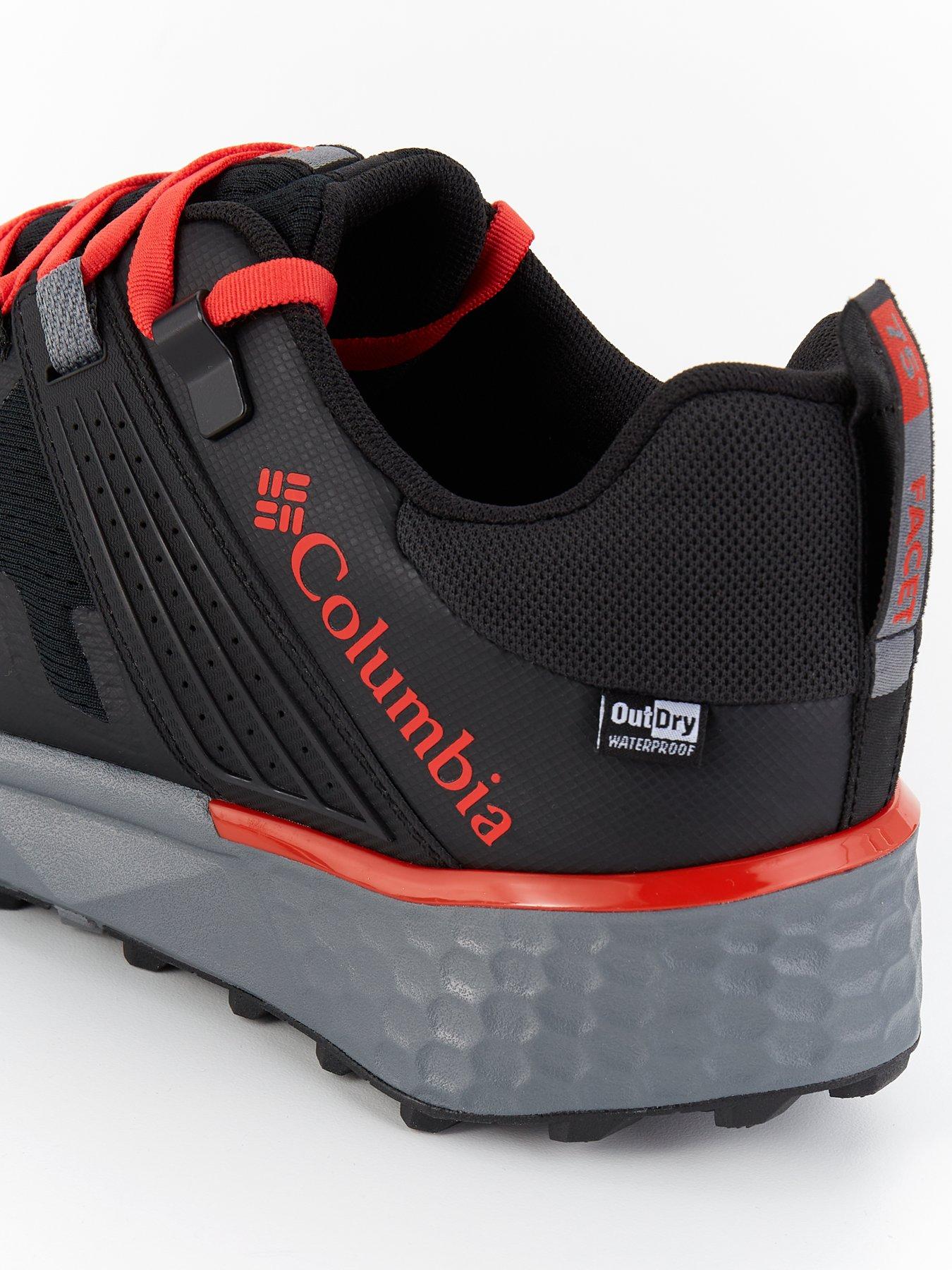  image of columbia-mens-facet-75-oudtdry-waterproof-hiking-shoes-black