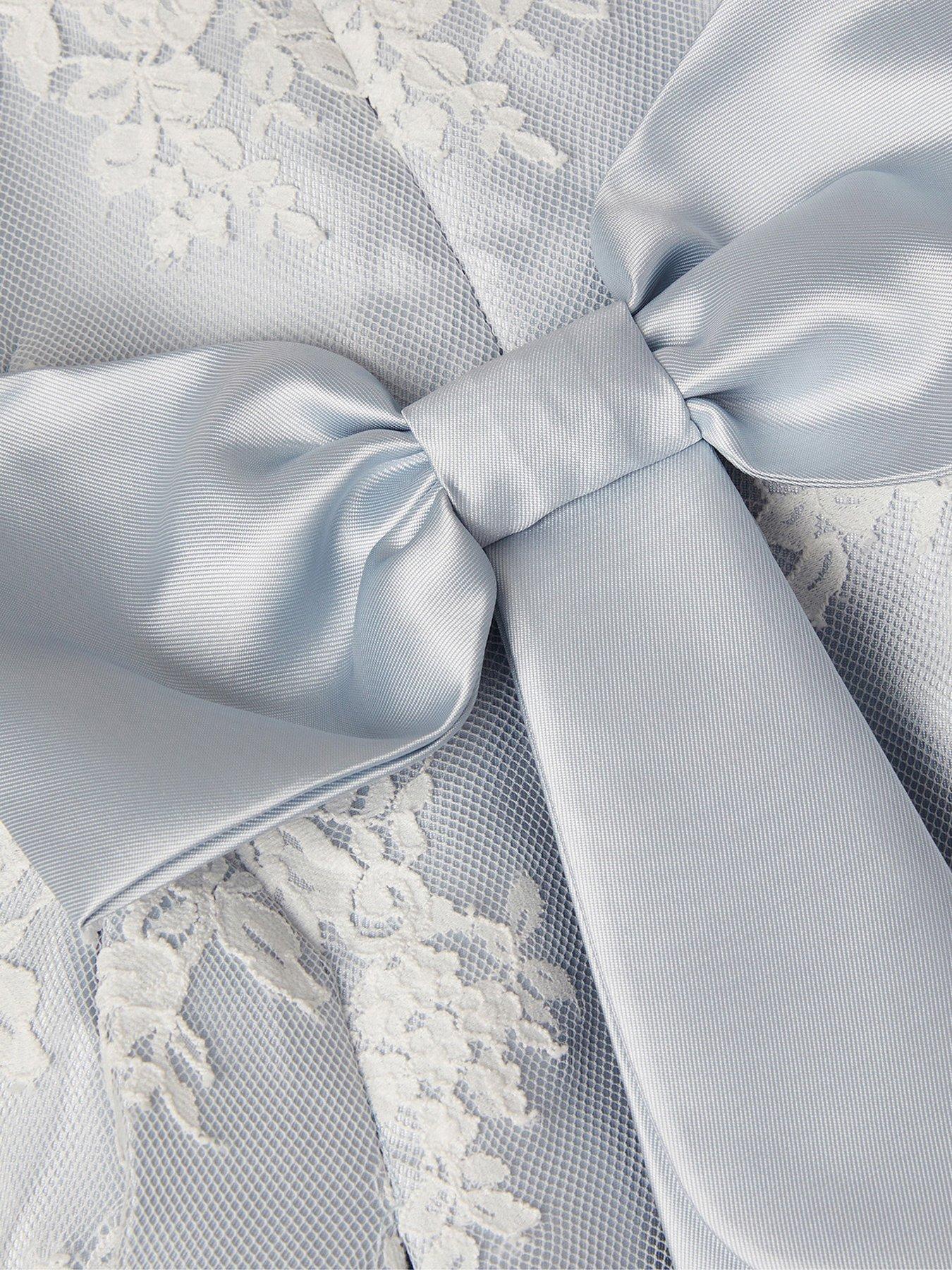 Girls Valeria Lace Dress Pale Blue