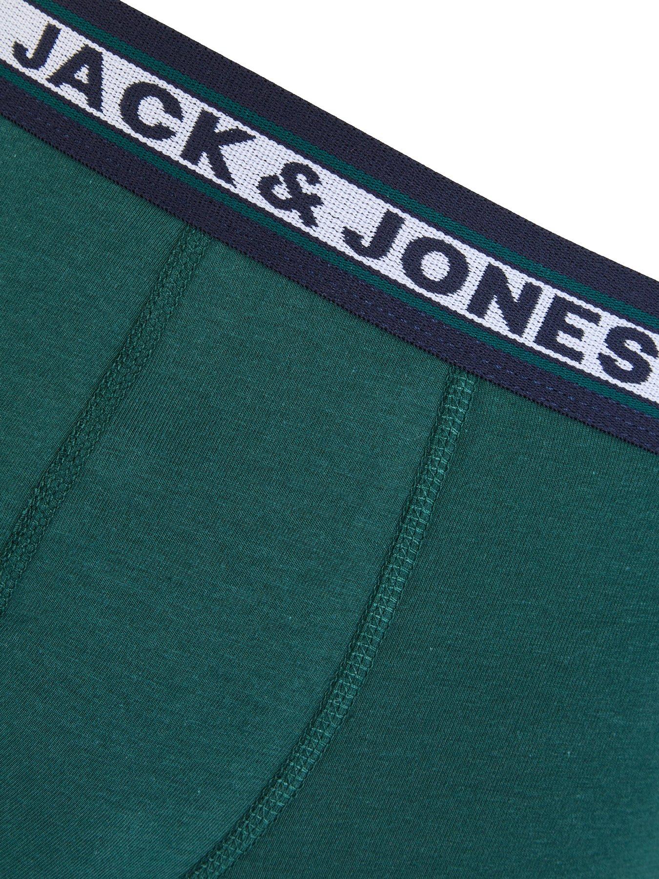 Image 4 of 4 of Jack & Jones 5-Pack Logo Waistband Trunks - Multi