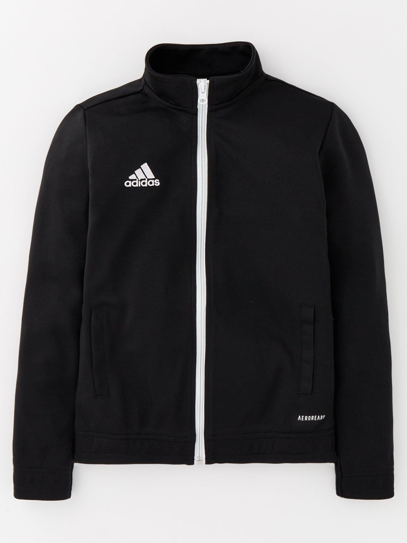 undefined Junior Entrada 22 Football Track Jacket - Black