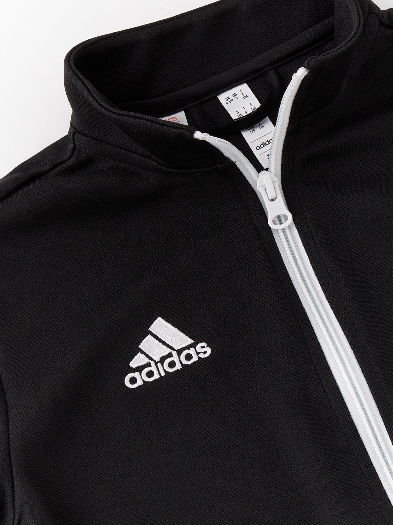  image of adidas-junior-entrada-22-football-track-jacket-black