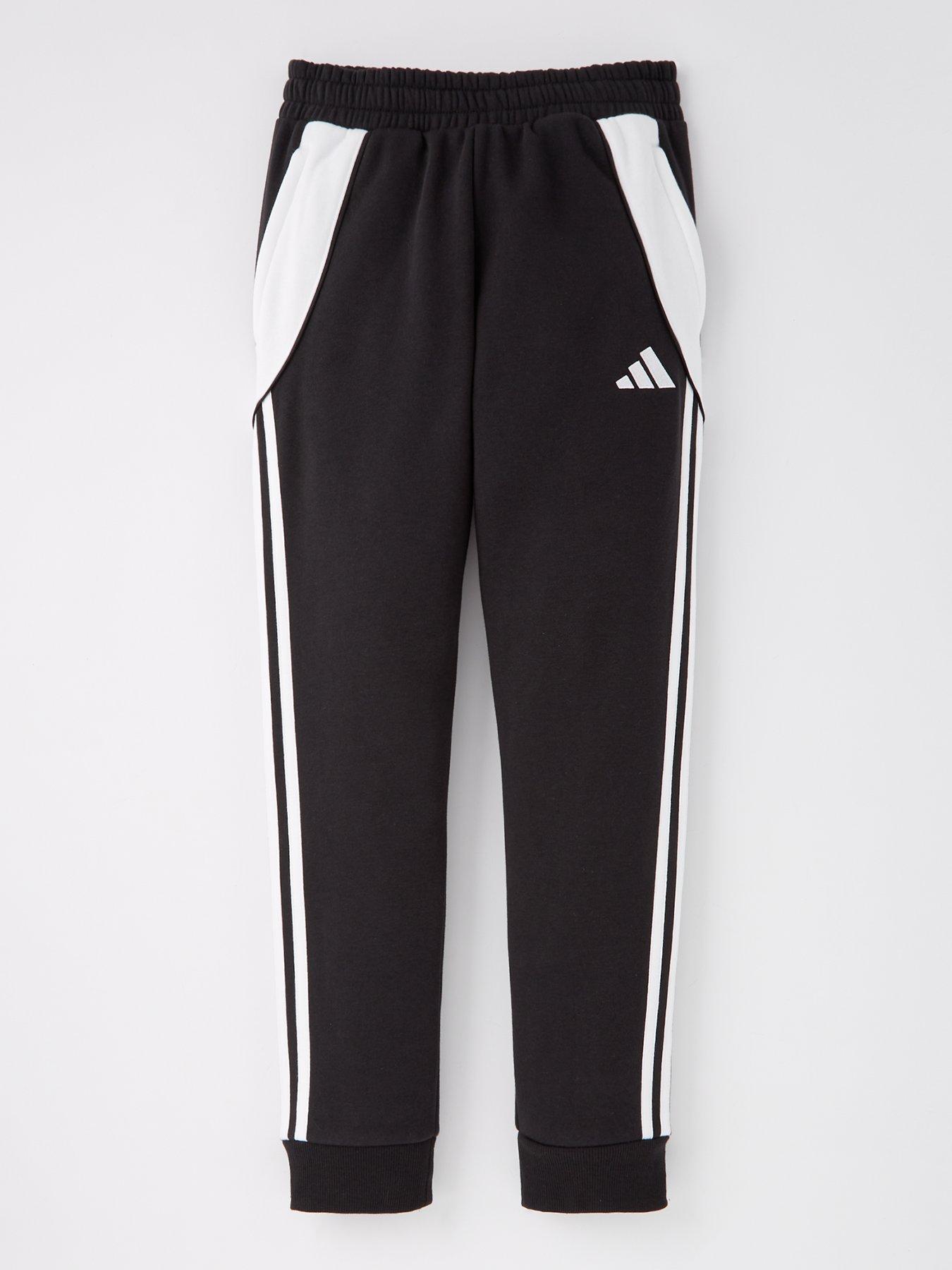 adidas-junior-tiro-24-football-sweat-pants-black-white