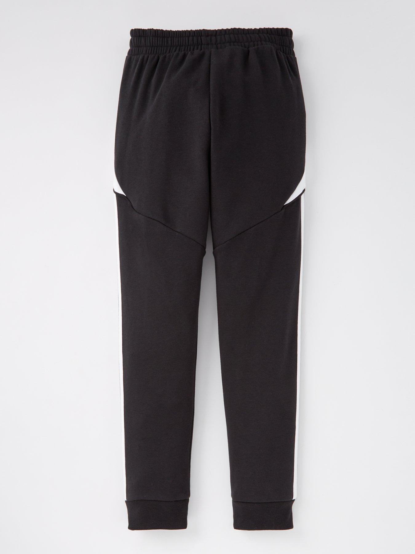  image of adidas-junior-tiro-24-football-sweat-pants-black-white