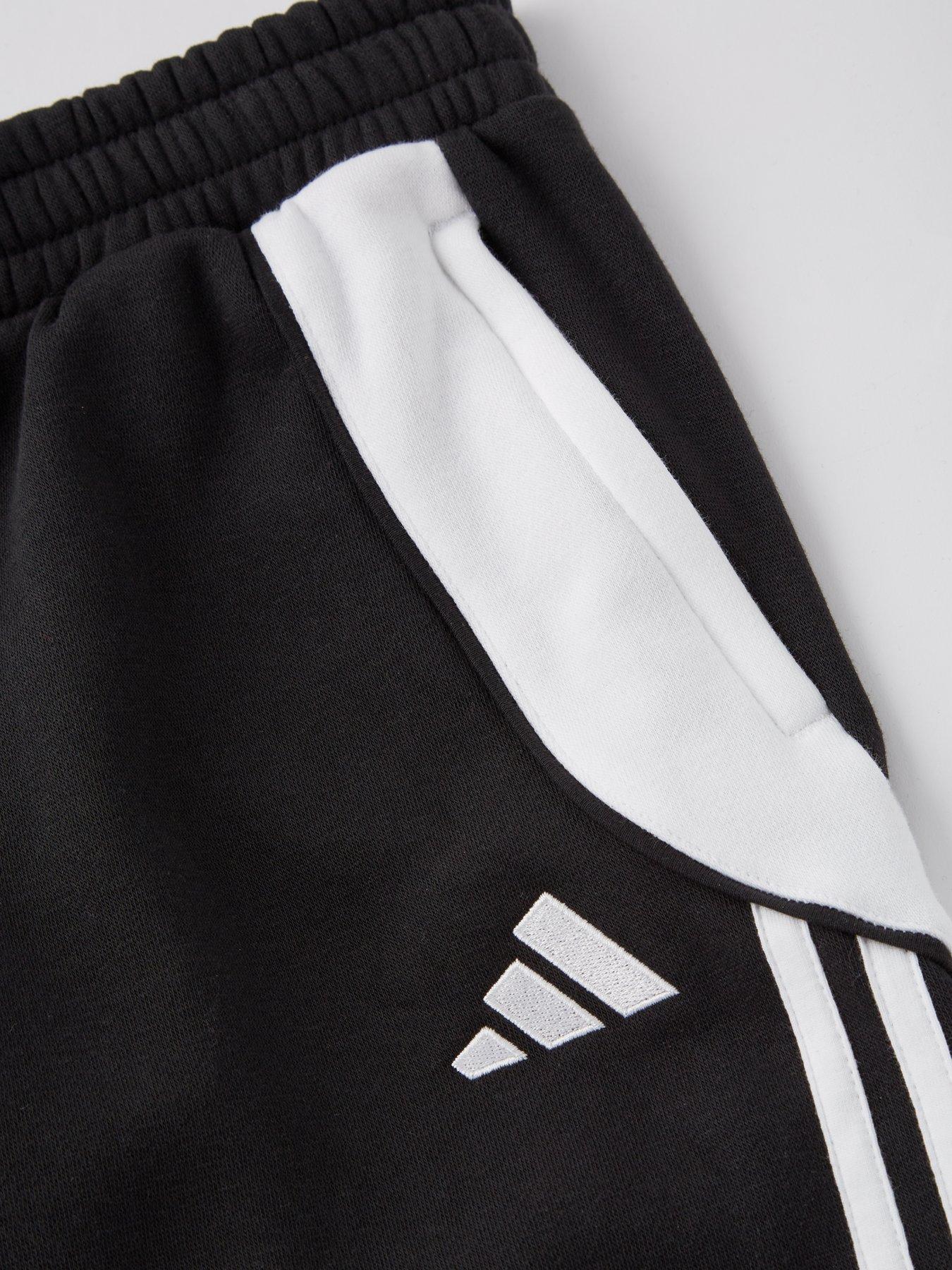  image of adidas-junior-tiro-24-football-sweat-pants-black-white