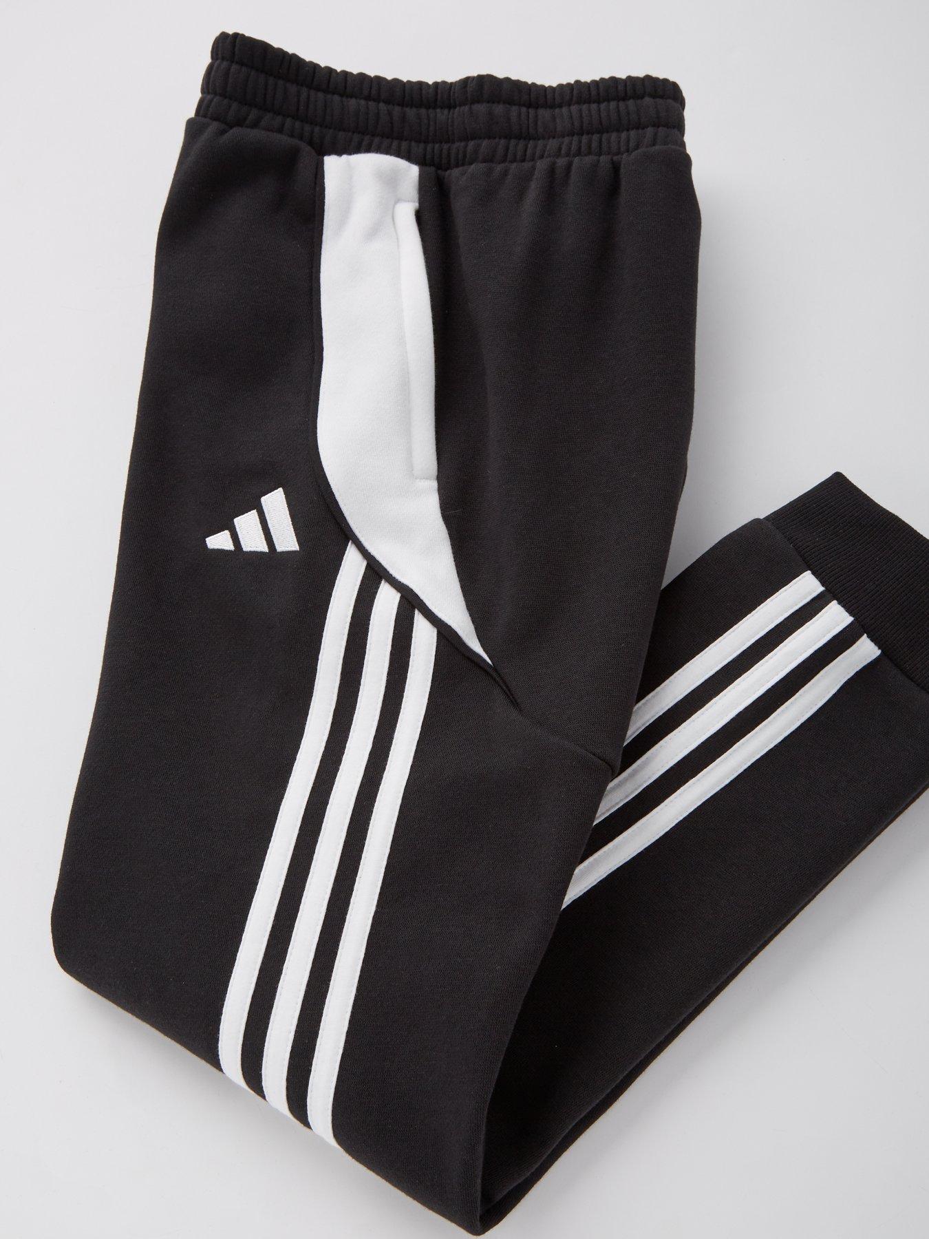  image of adidas-junior-tiro-24-football-sweat-pants-black-white