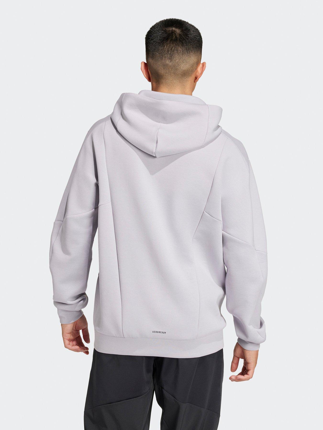 Men s Designed For Training Pull Over Hoodie Off White