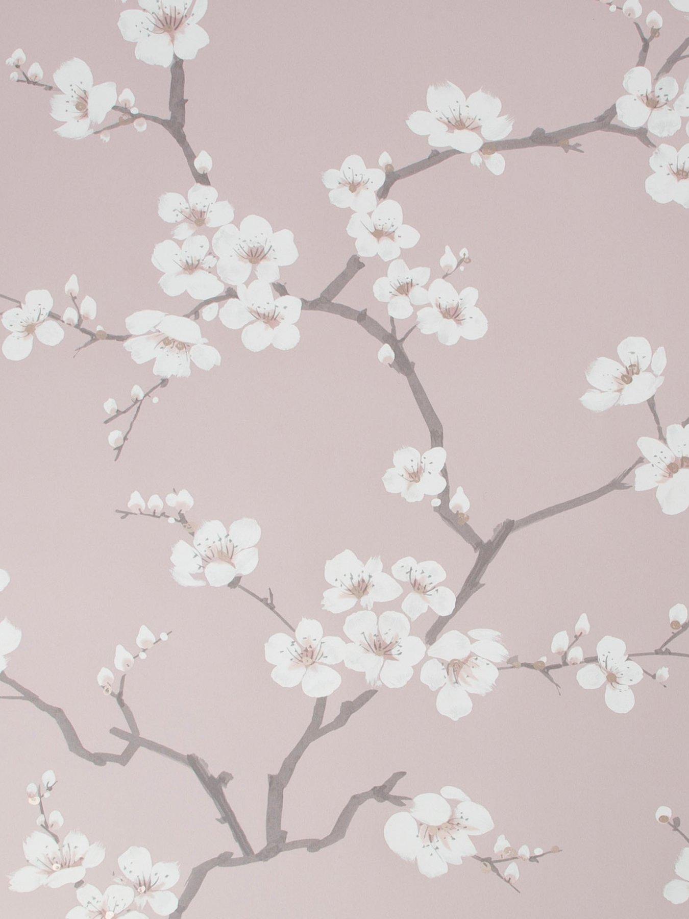 Image 2 of 3 of Fresco Apple Blossom Pink Wallpaper&nbsp;