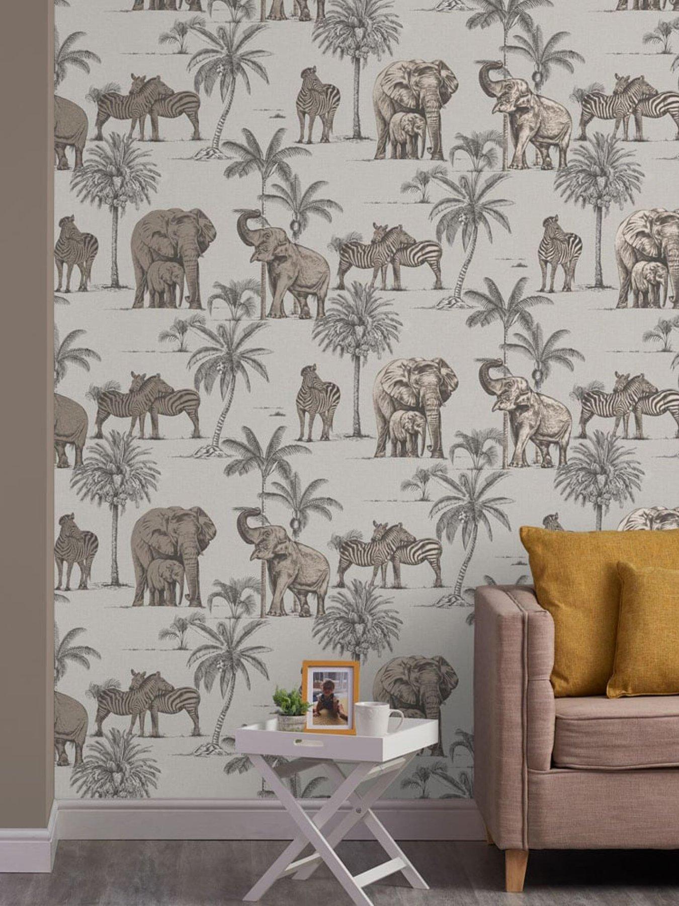 Fresco Kenya Rose Gold Wallpaper