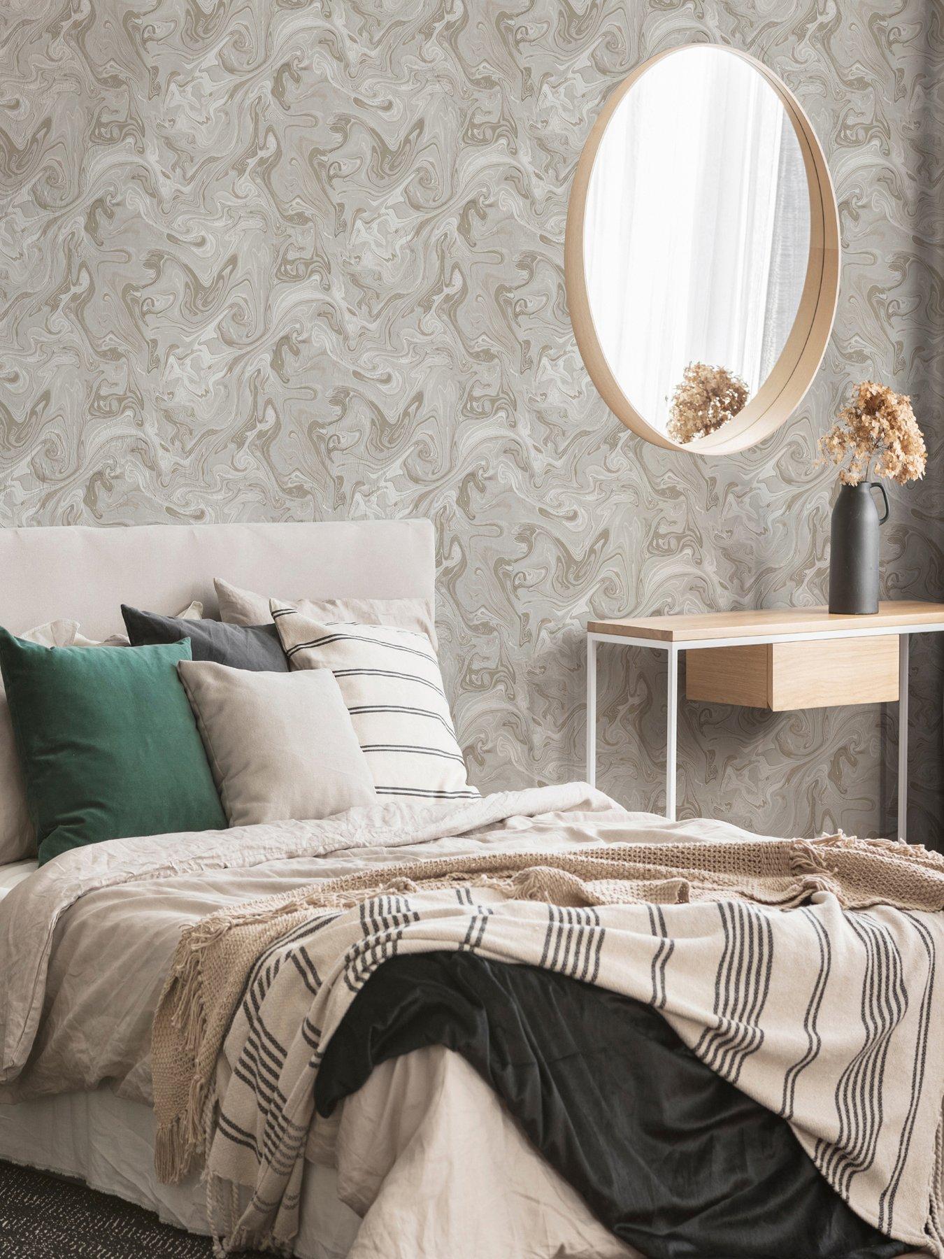  image of fresco-liquid-wallpaper-gold