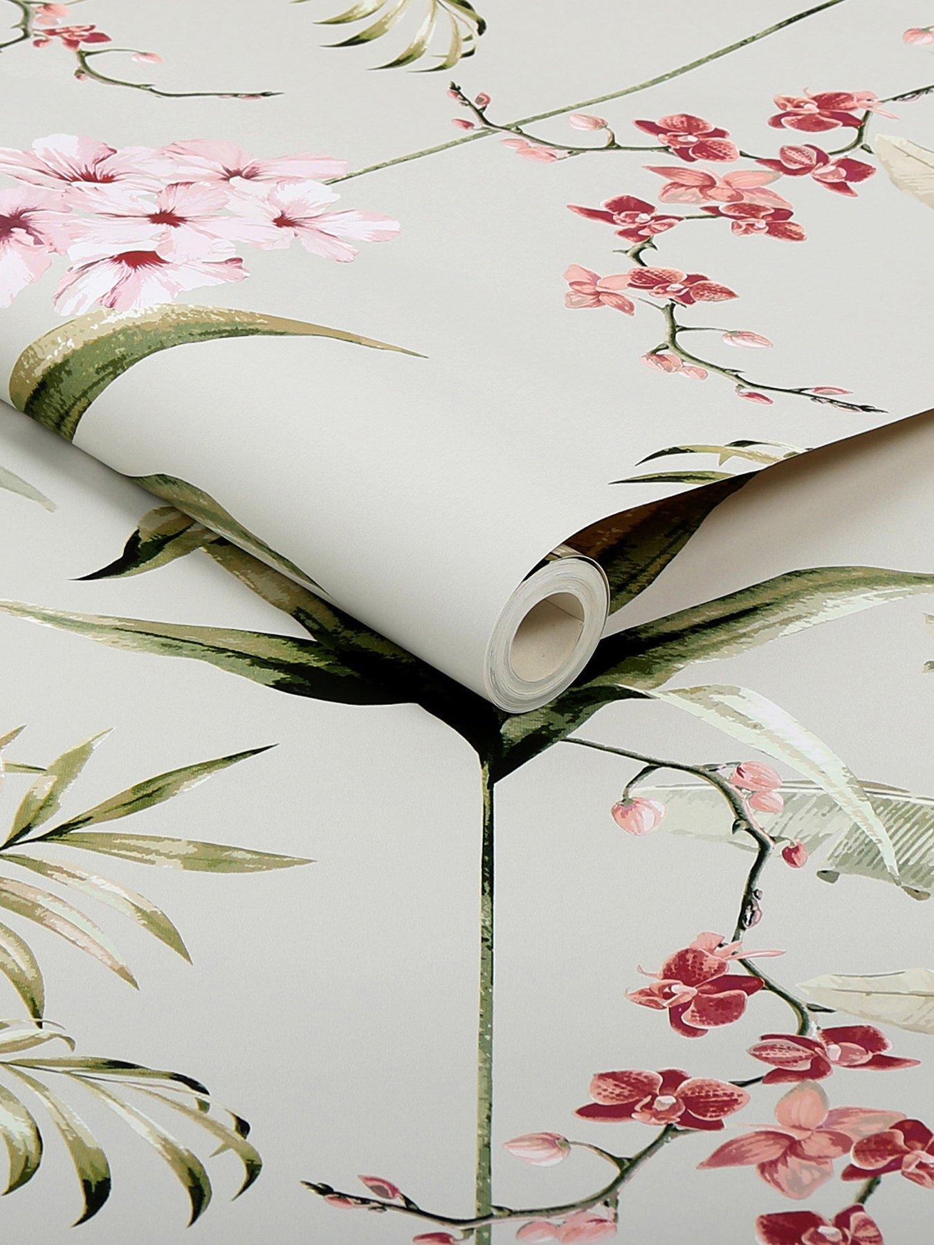  image of fresco-babylon-sage-wallpaper