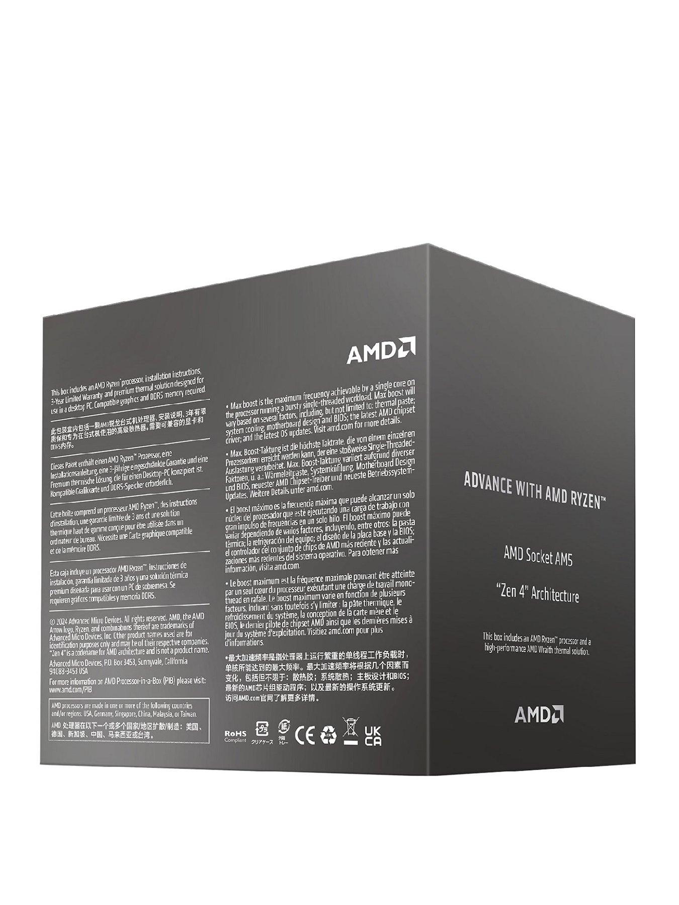  image of amd-ryzen-7-8700f-am5-ret-wraith-stealth