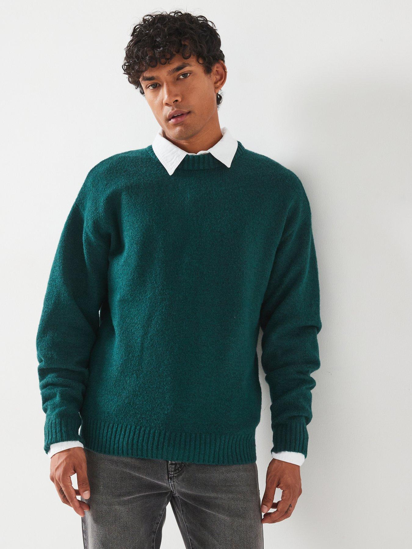 undefined Crew Knitted Jumper - Sea Moss